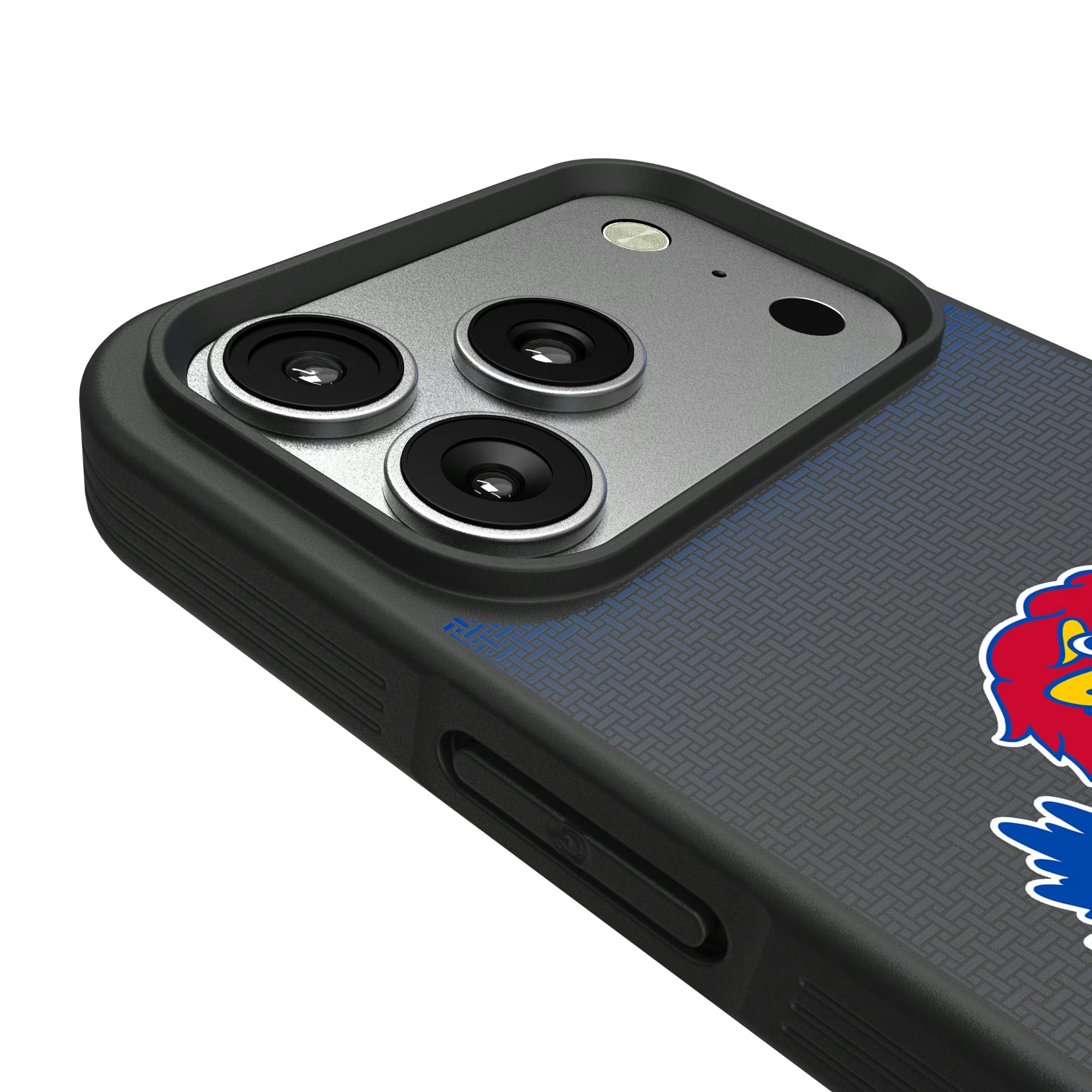 University of Kansas Jayhawks Linen iPhone Bump Phone Case for Apple iPhone - Detail#Device_iPhone 17 Pro