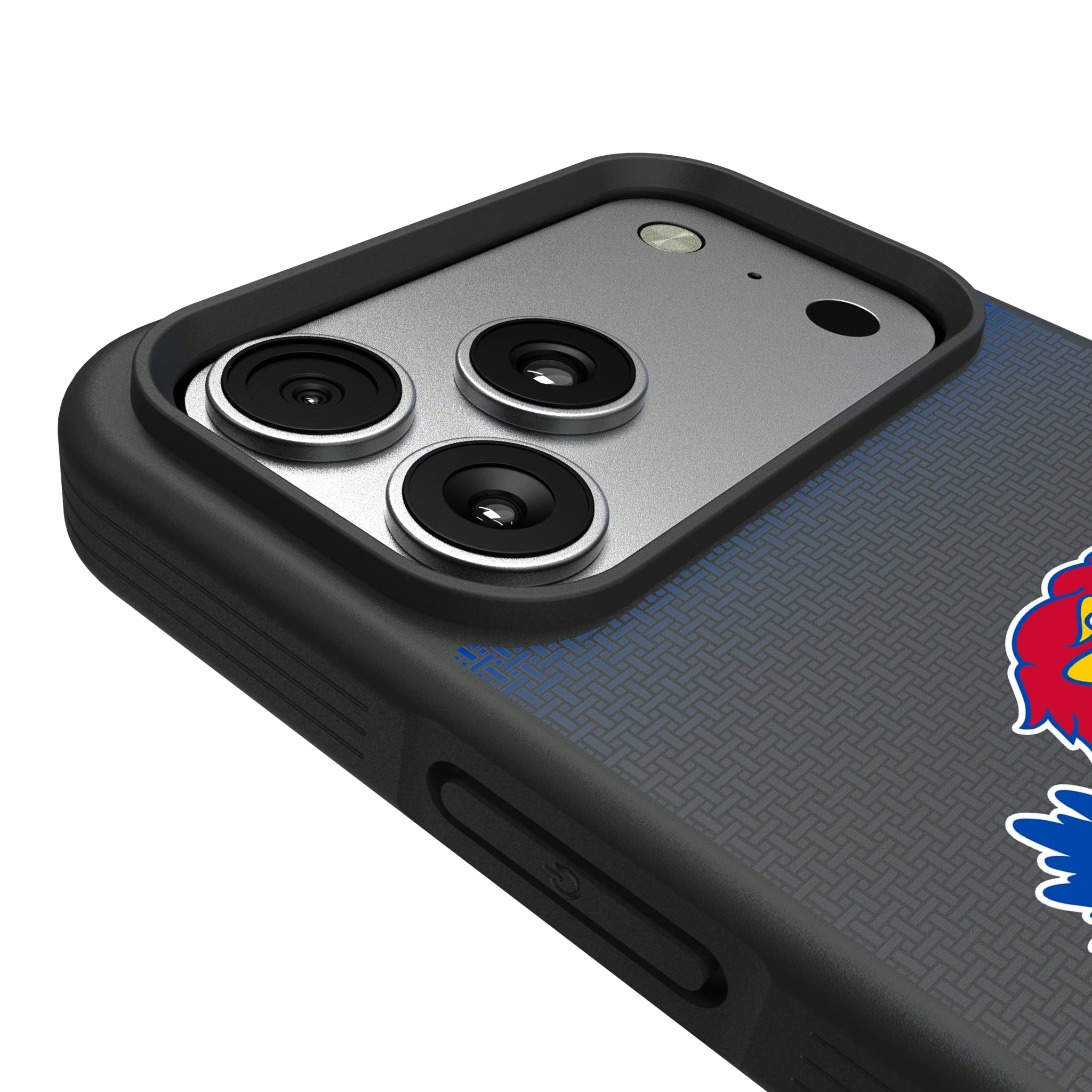 University of Kansas Jayhawks Linen iPhone Bump Phone Case for Apple iPhone - Detail#Device_iPhone 17 Pro Max