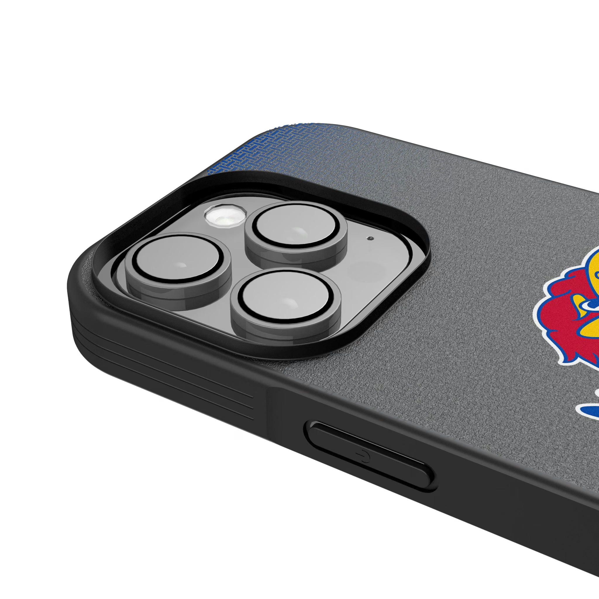 University of Kansas Jayhawks Linen iPhone Bump Phone Case for Apple iPhone - Detail