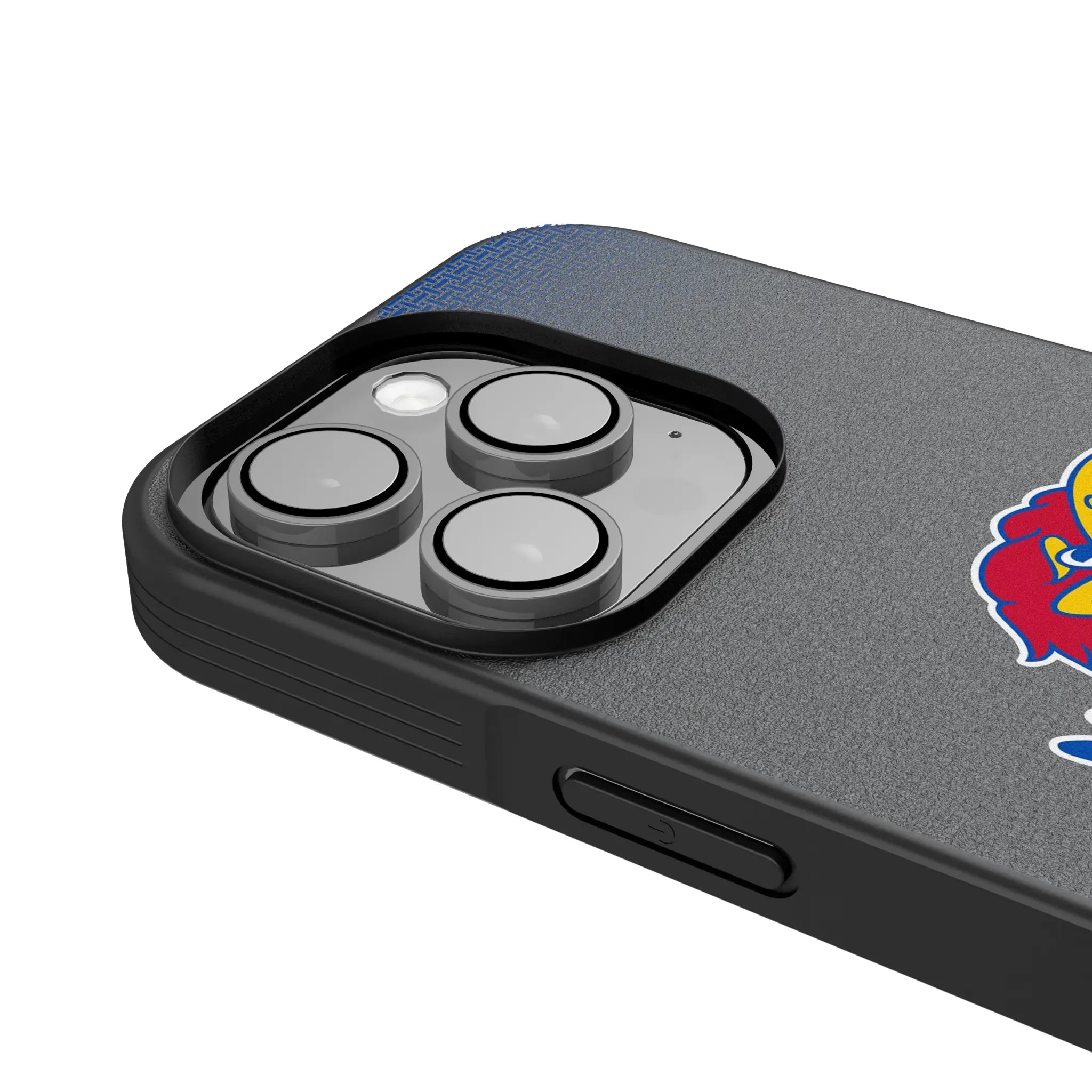 University of Kansas Jayhawks Linen iPhone Bump Phone Case for Apple iPhone - Detail