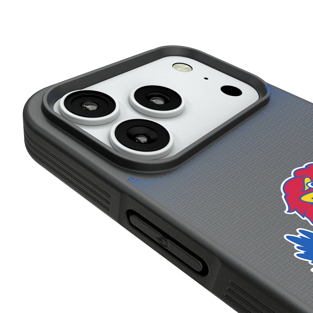 University of Kansas Jayhawks Linen iPhone Bump Phone Case for Apple iPhone - Detail#Device_iPhone 18 Pro