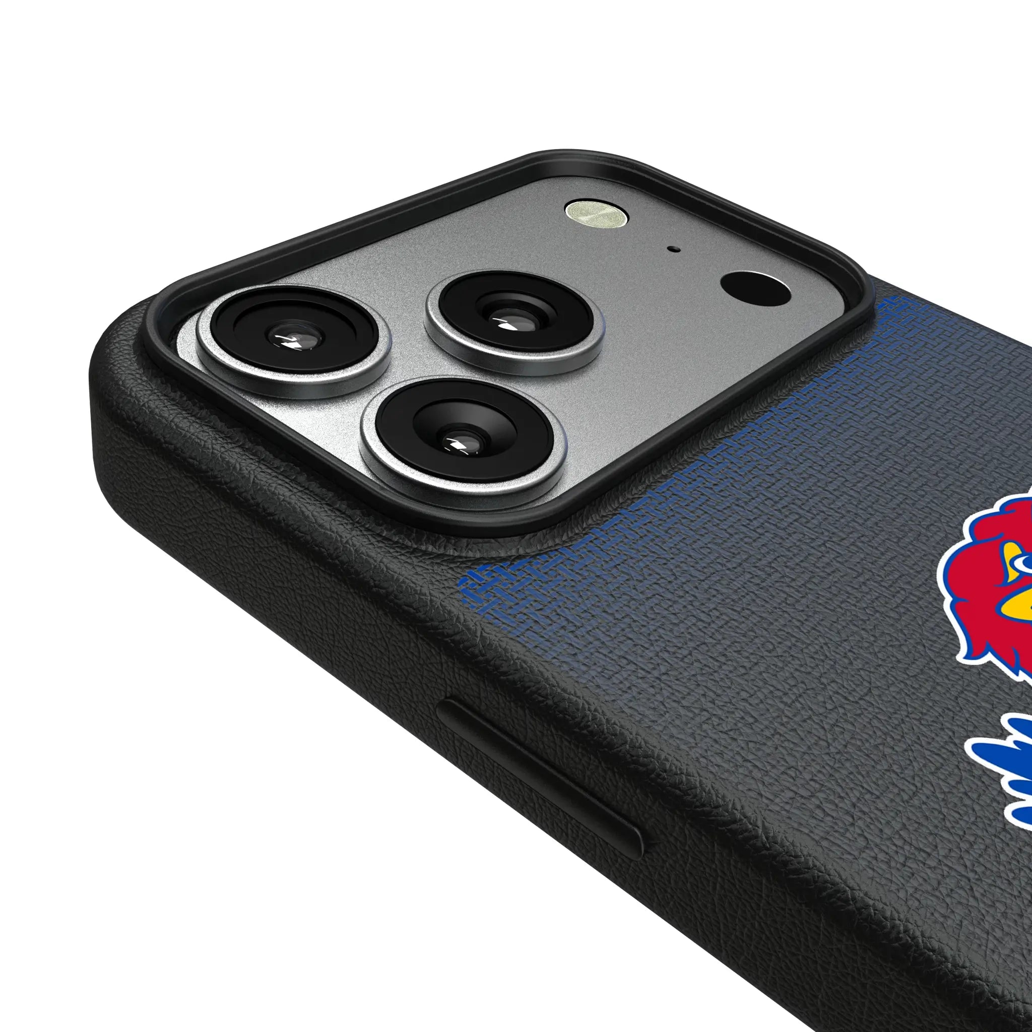 University of Kansas Jayhawks Linen iPhone MagSafe Compatible Phone Case for Apple iPhone - Detail#Device_iPhone 17 Pro