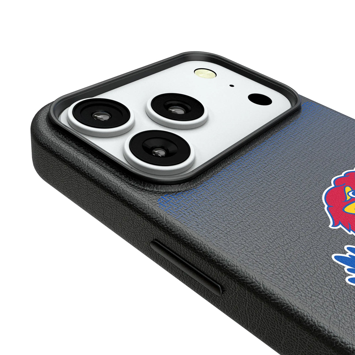 University of Kansas Jayhawks Linen iPhone MagSafe Compatible Phone Case for Apple iPhone - Detail#Device_iPhone 18 Pro