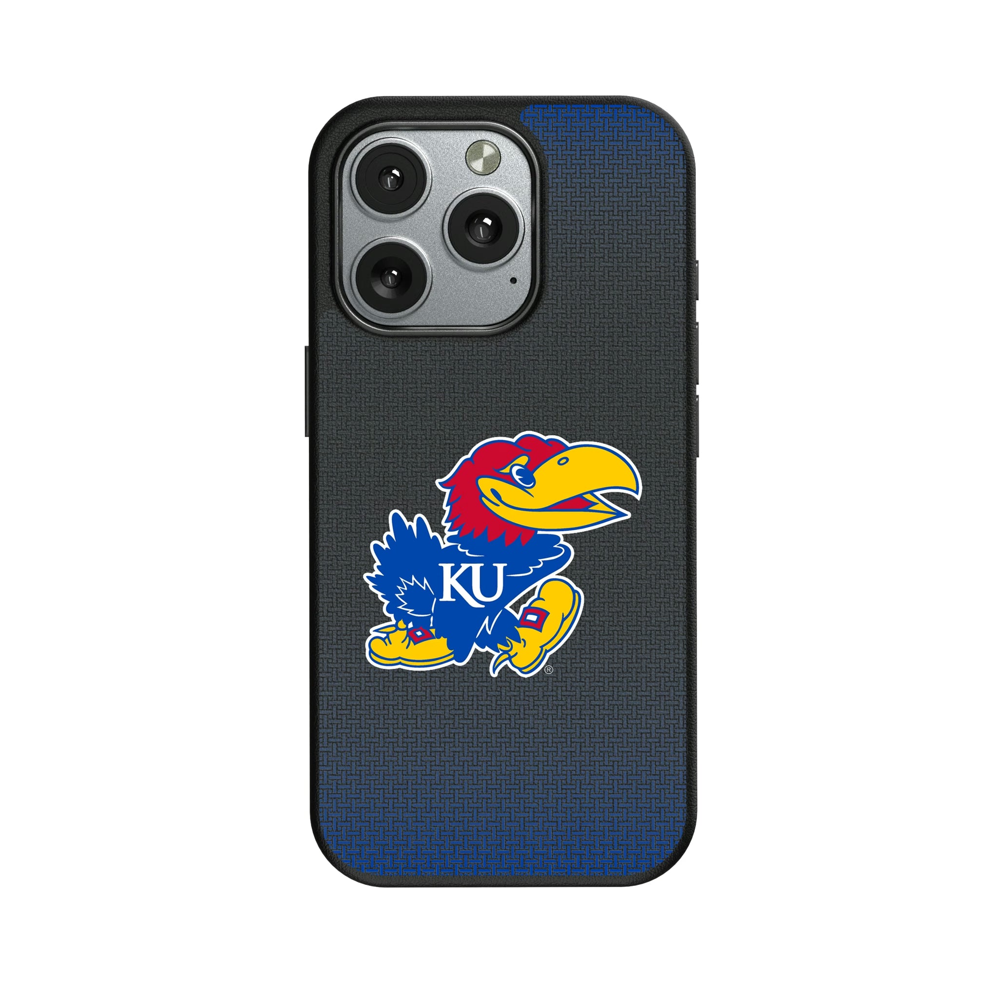 University of Kansas Jayhawks Linen iPhone MagSafe Compatible Phone Case for Apple iPhone