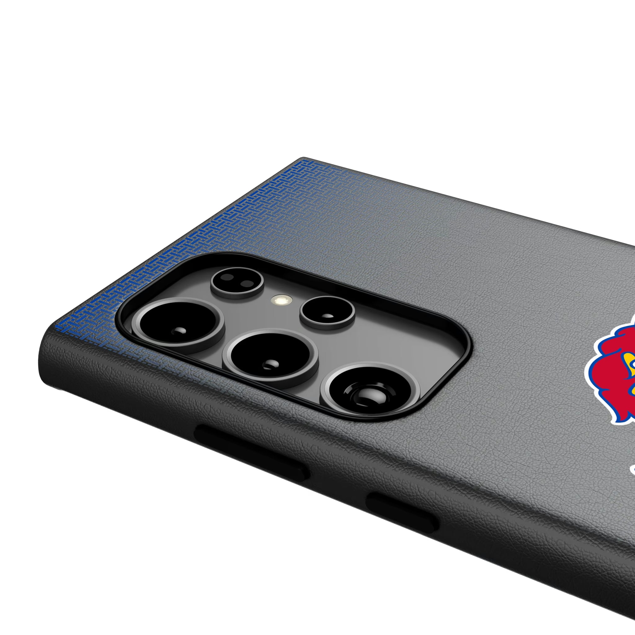 University of Kansas Jayhawks Linen Galaxy MagSafe Compatible Phone Case for Samsung Galaxy - Detail