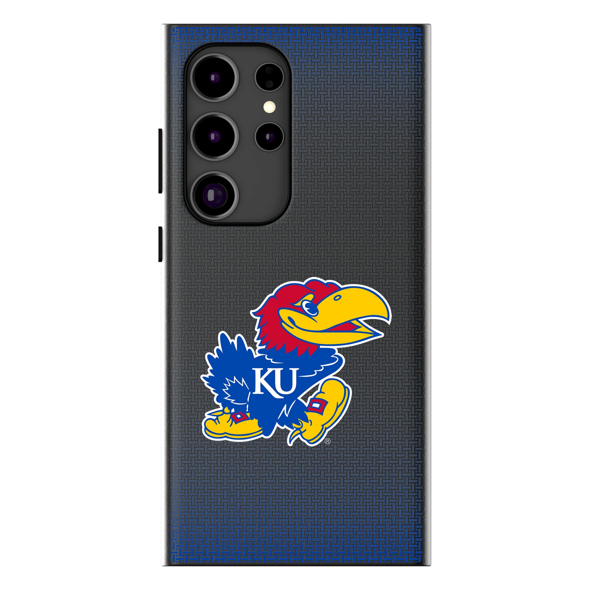 University of Kansas Jayhawks Linen Galaxy MagSafe Compatible Phone Case for Samsung Galaxy