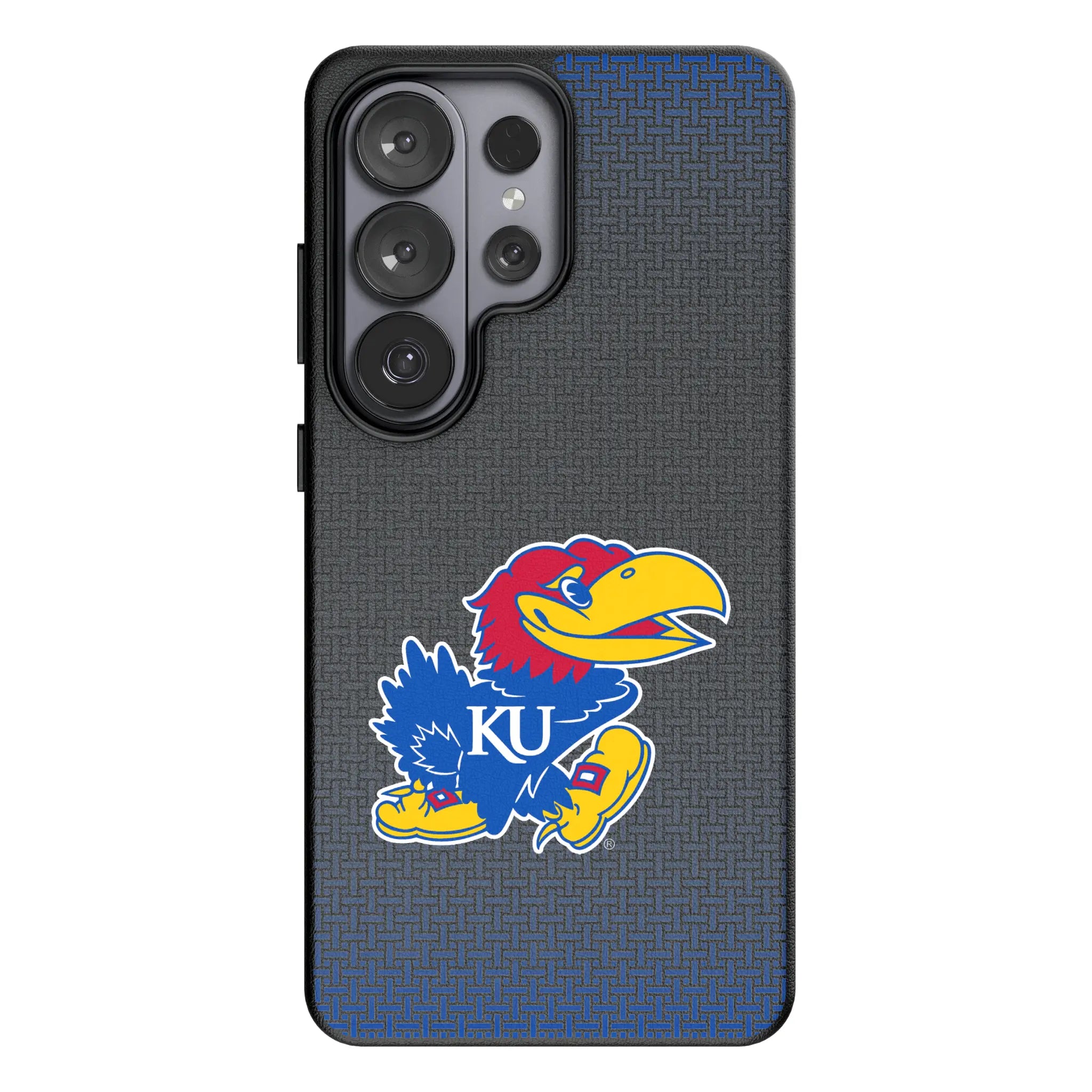 University of Kansas Jayhawks Linen Galaxy MagSafe Compatible Phone Case for Samsung Galaxy#Device_Galaxy S26 Ultra
