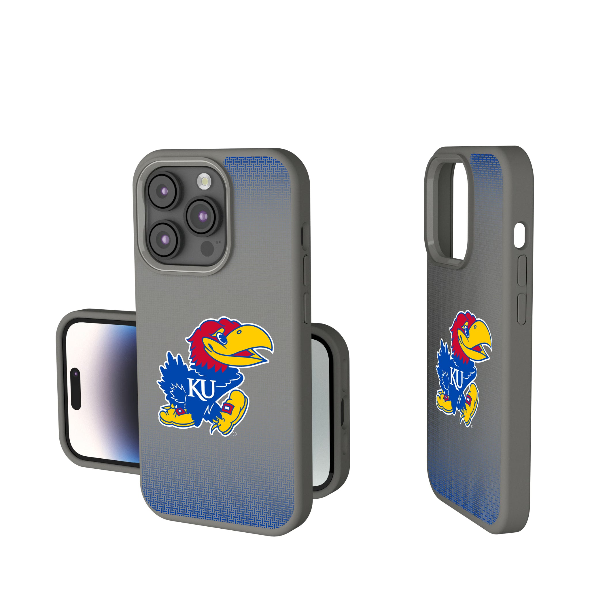 University of Kansas Jayhawks Linen iPhone Soft Touch Phone Case for Apple iPhone
