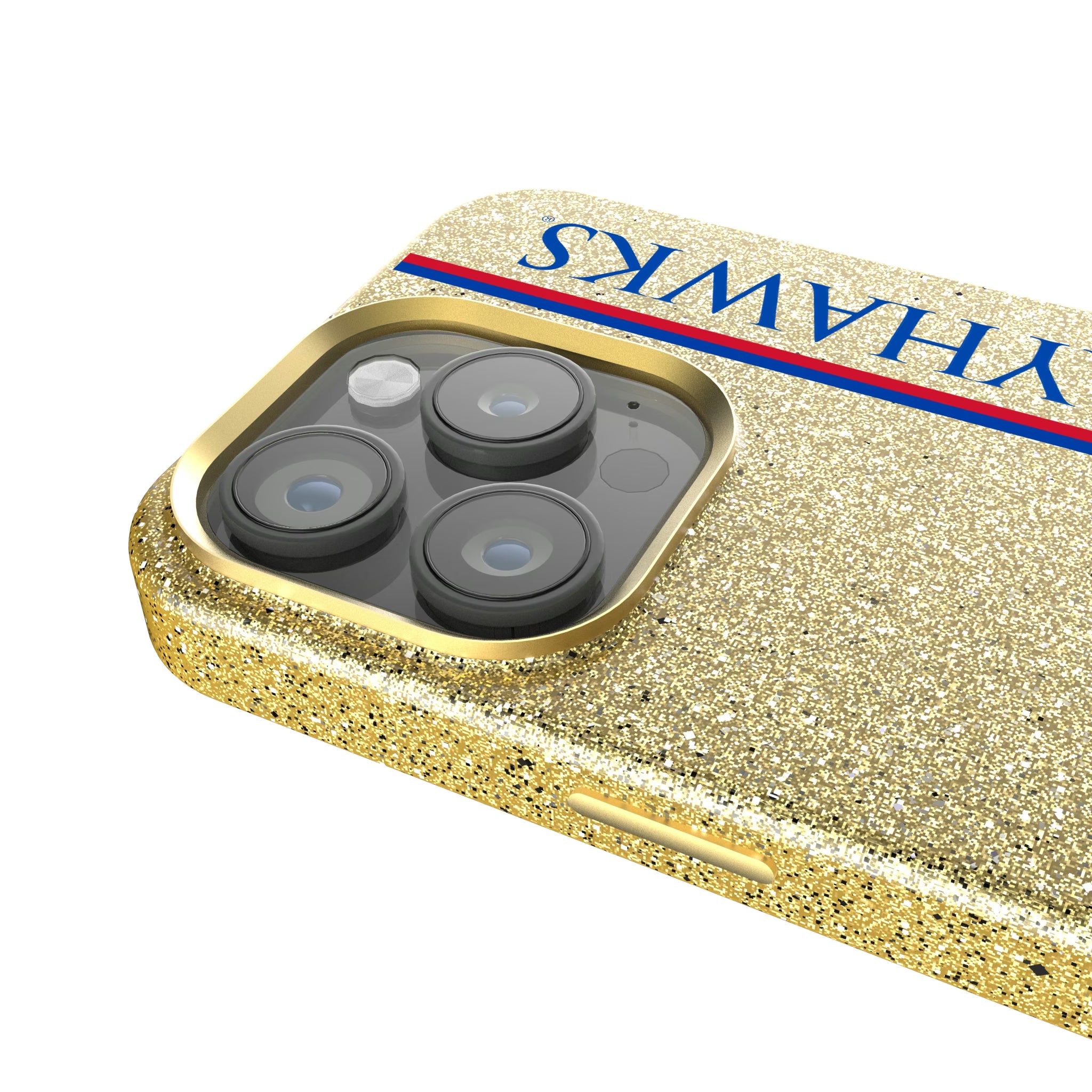 University of Kansas Jayhawks Sidebar iPhone Bling Phone Case for Apple iPhone - Detail