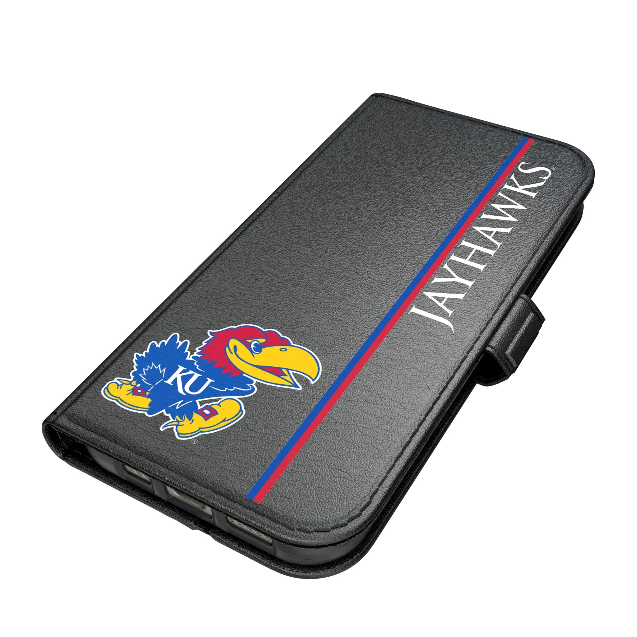 University of Kansas Jayhawks Sidebar iPhone Folio Phone Case for Apple iPhone#Device_iPhone 17