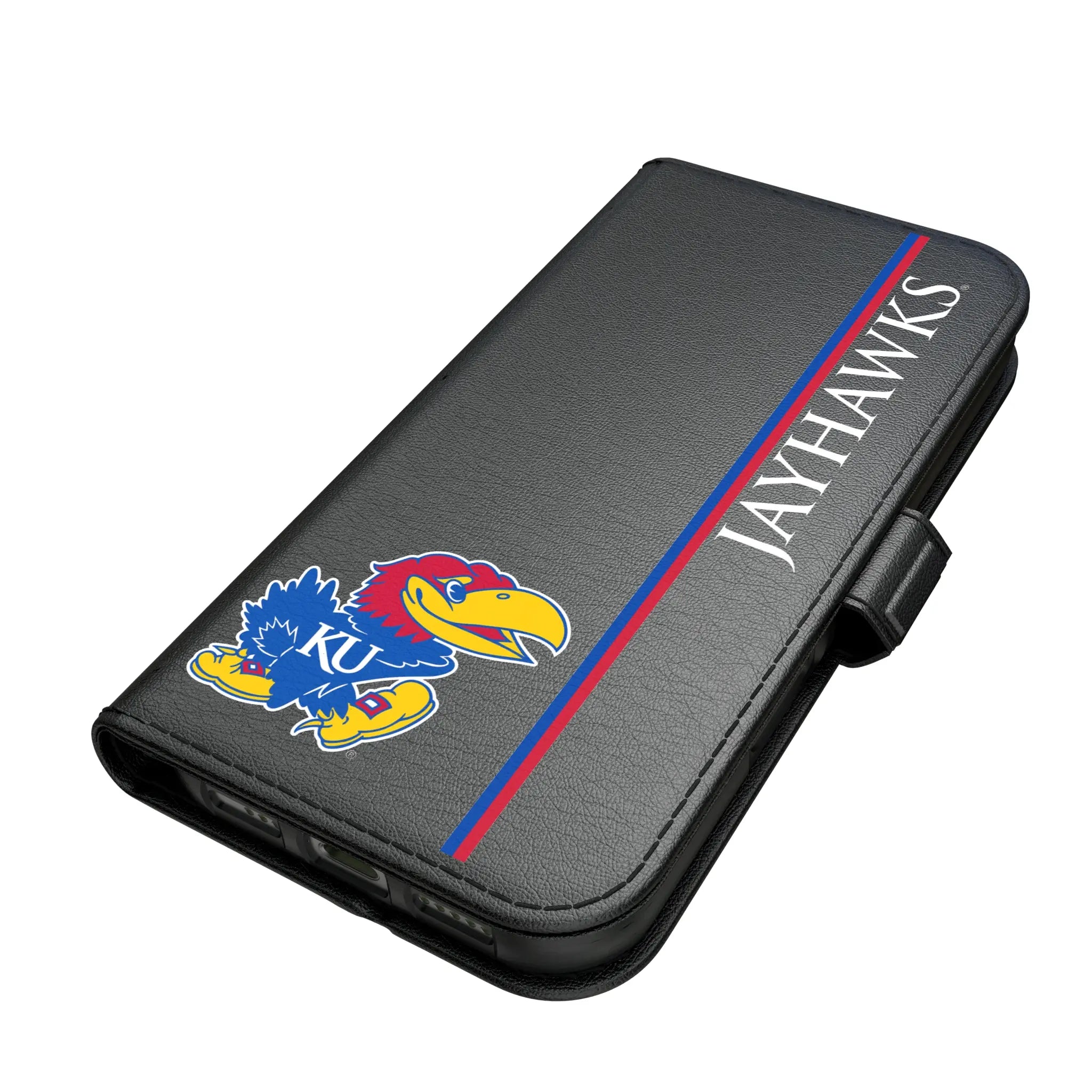 University of Kansas Jayhawks Sidebar iPhone Folio Phone Case for Apple iPhone#Device_iPhone 17 Pro
