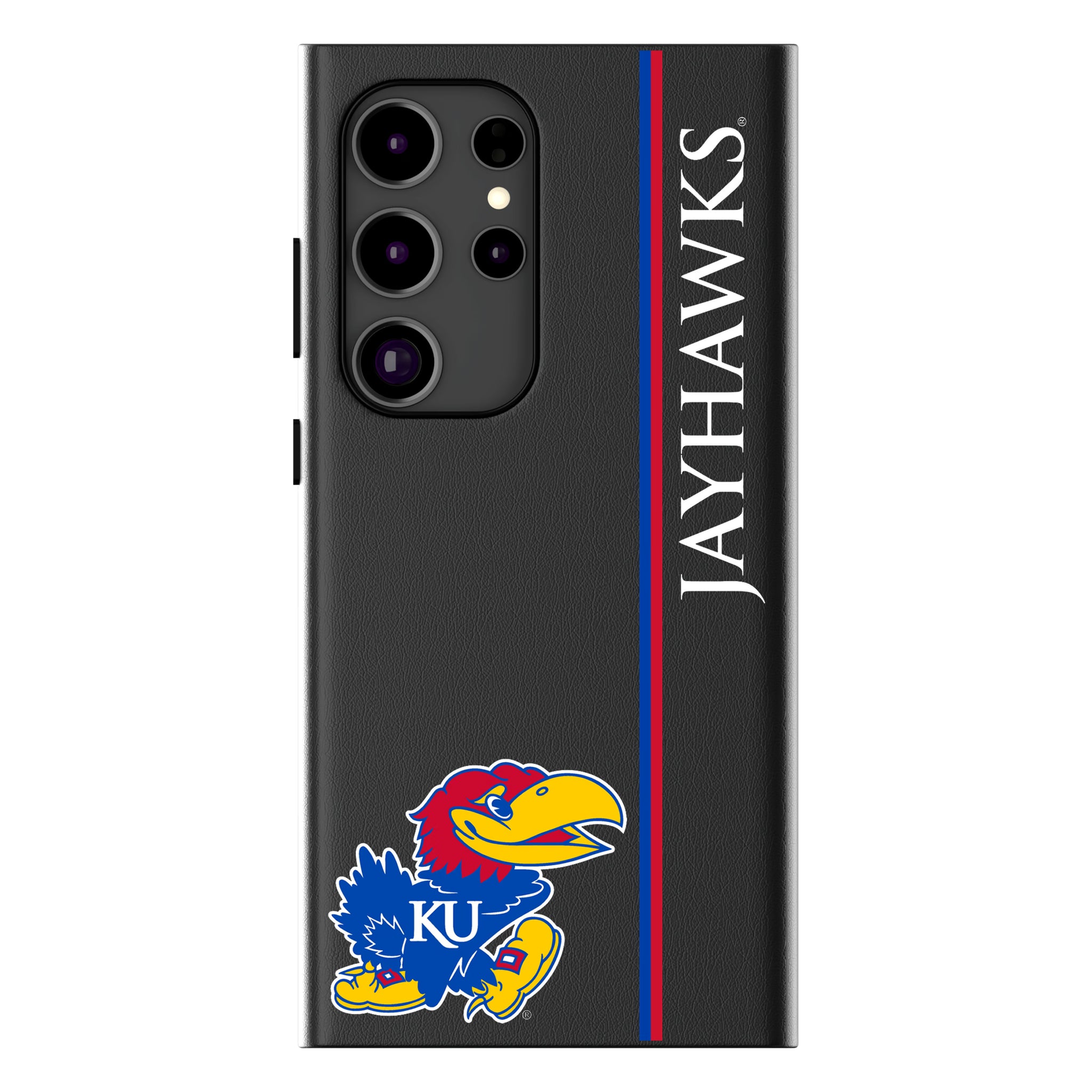 University of Kansas Jayhawks Sidebar Galaxy MagSafe Compatible Phone Case for Samsung Galaxy