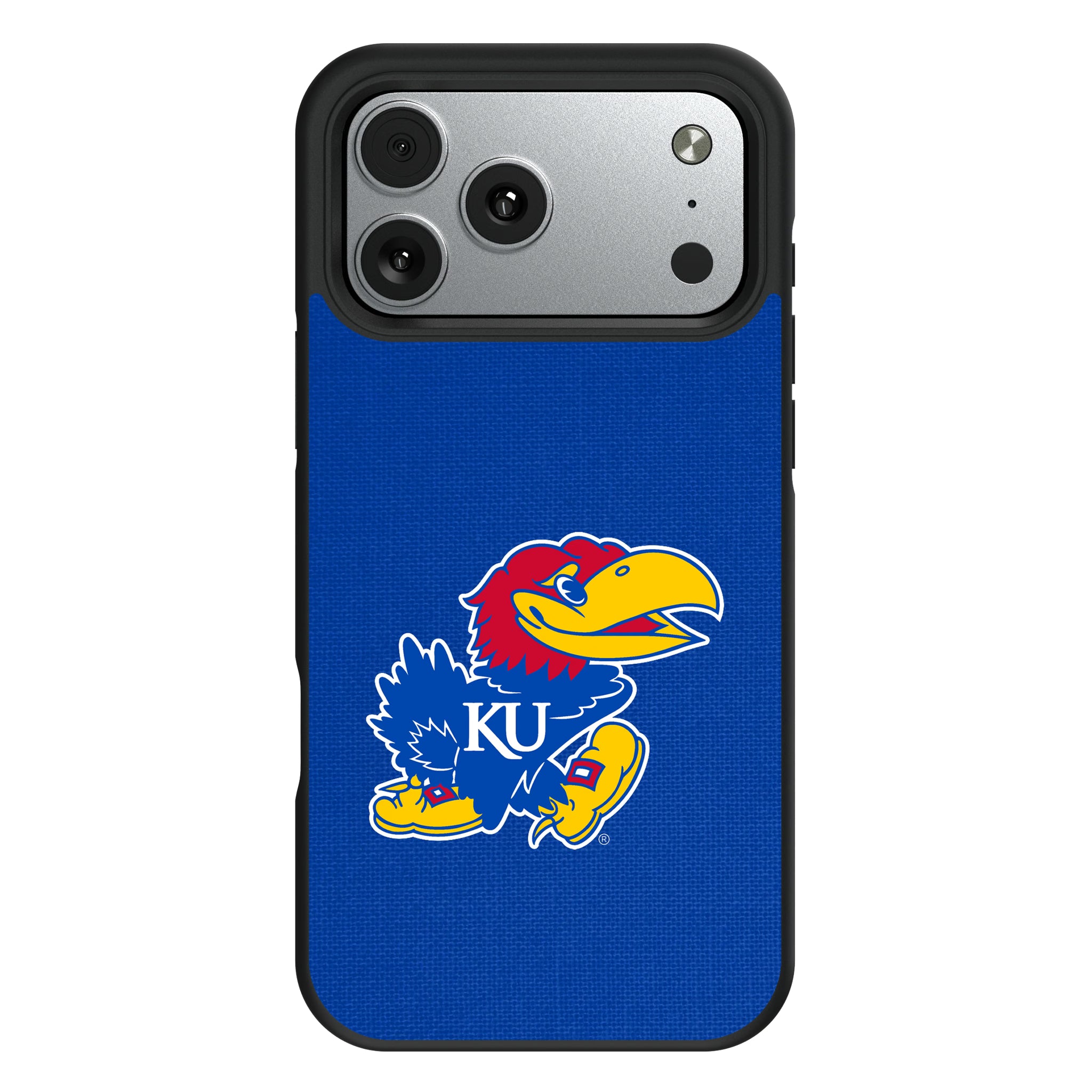 University of Kansas Jayhawks Solid iPhone Bump Phone Case for Apple iPhone#Device_iPhone 17 Pro Max