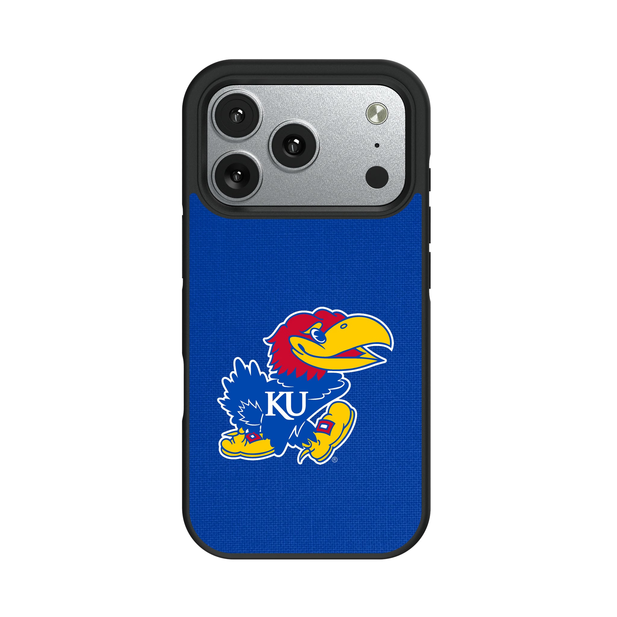 University of Kansas Jayhawks Solid iPhone Bump Phone Case for Apple iPhone#Device_iPhone 17 Pro
