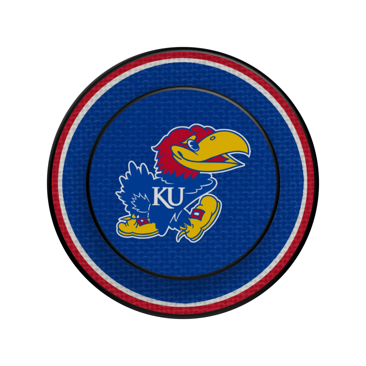 University of Kansas Jayhawks Stripe Popsockets Round Magnetic
