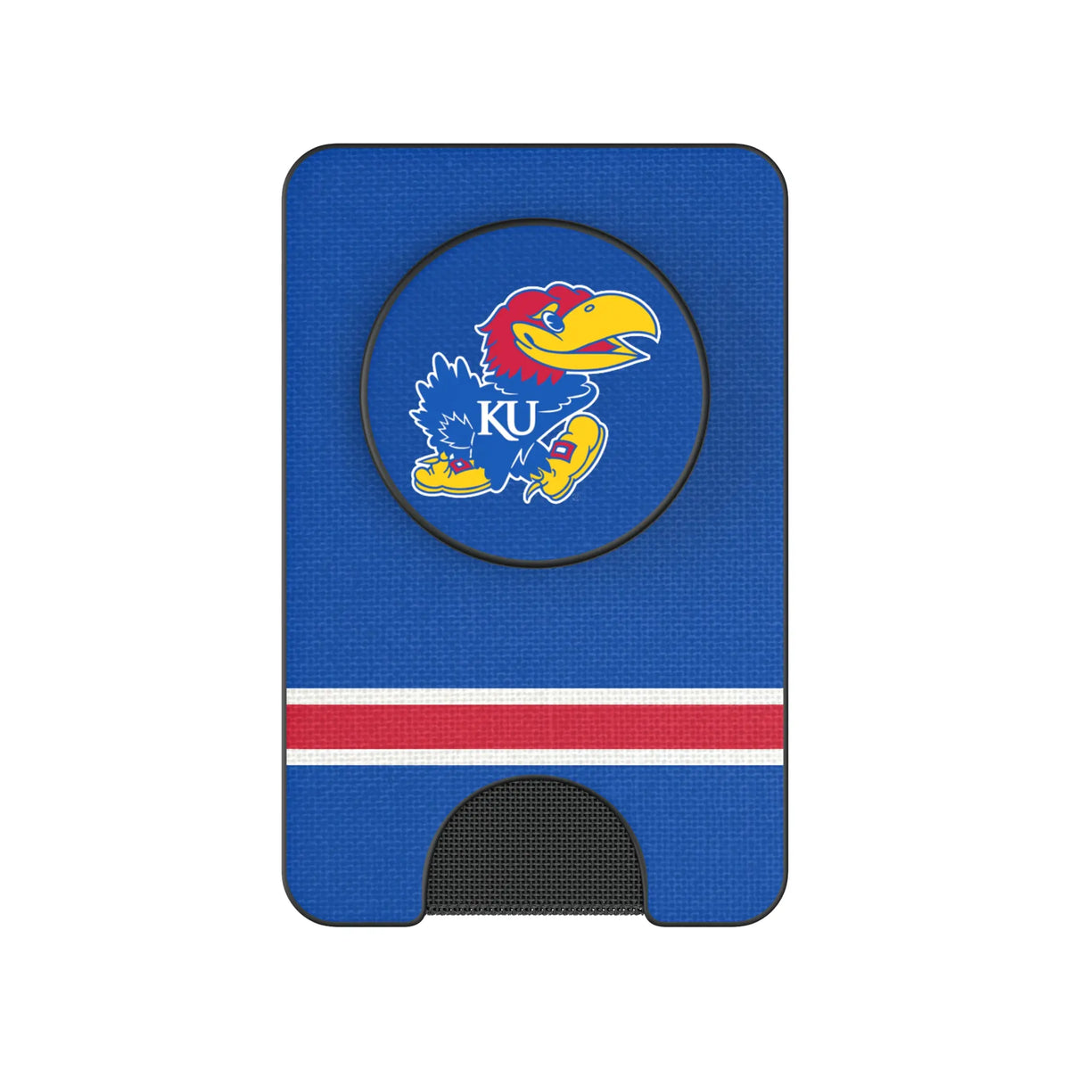University of Kansas Jayhawks Stripe Popsockets Wallet Magnetic