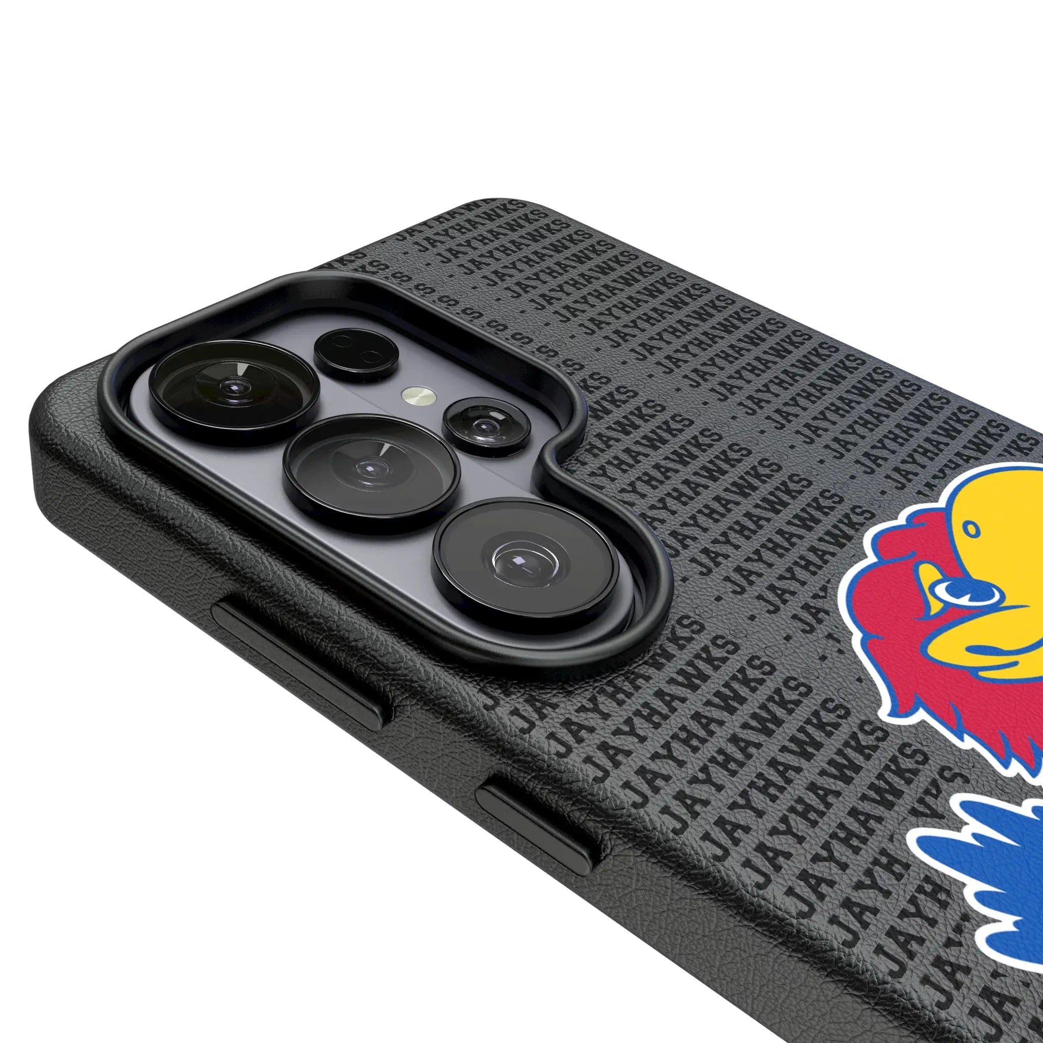 University of Kansas Jayhawks Text Backdrop Galaxy MagSafe Compatible Phone Case for Samsung Galaxy - Detail#Device_Galaxy S26 Ultra