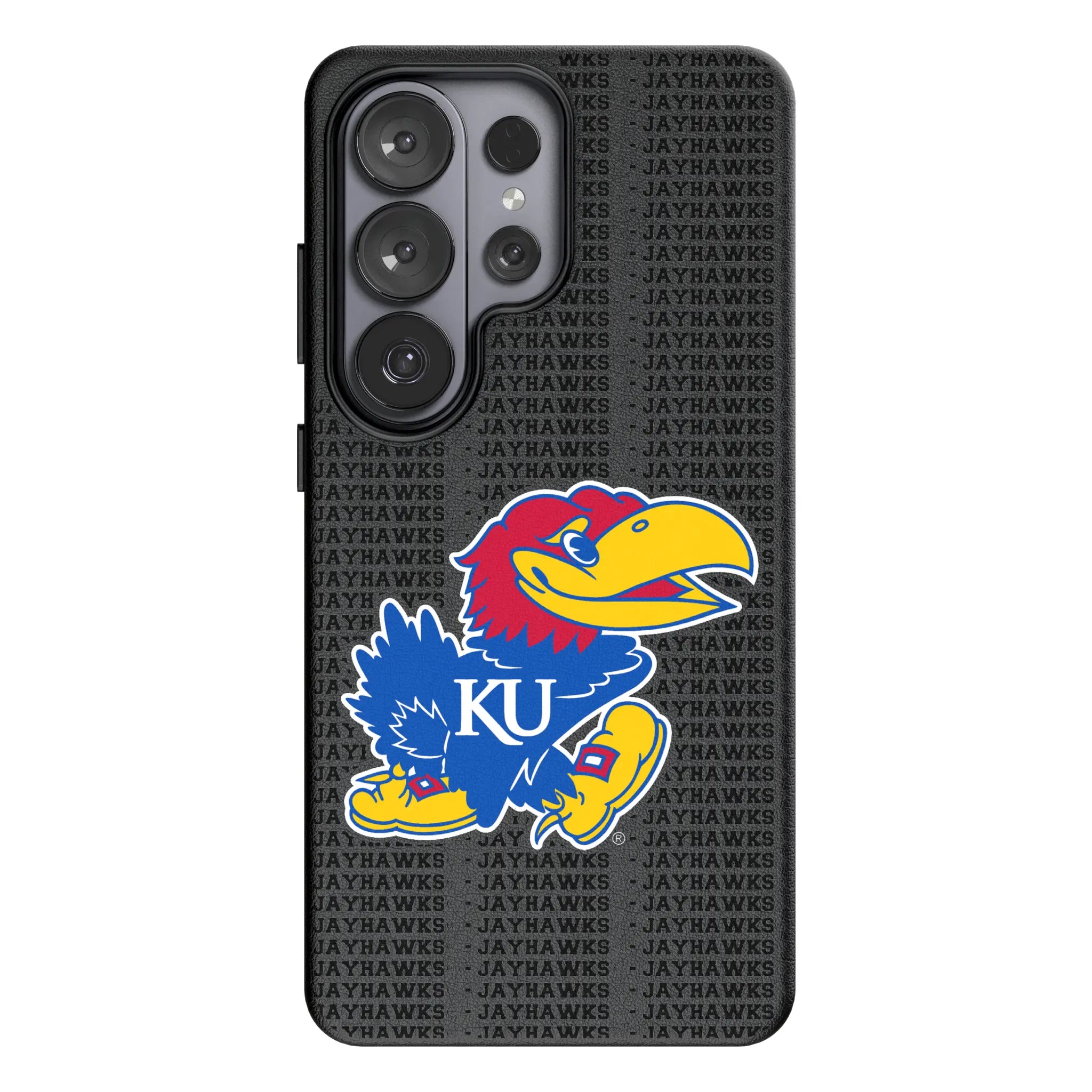 University of Kansas Jayhawks Text Backdrop Galaxy MagSafe Compatible Phone Case for Samsung Galaxy#Device_Galaxy S26 Ultra