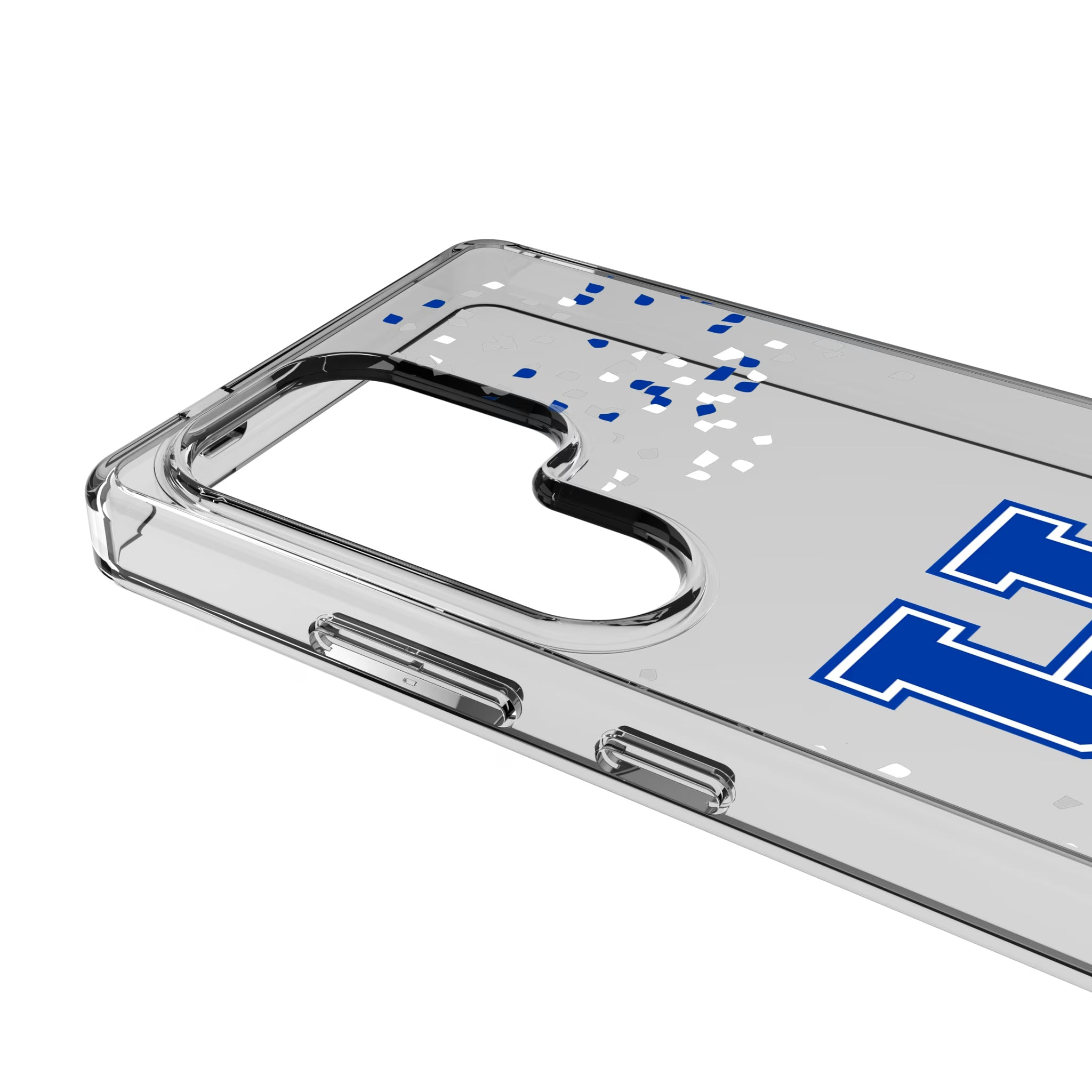 University of Kentucky Wildcats Confetti Galaxy Clear Phone Case for Samsung Galaxy - Detail