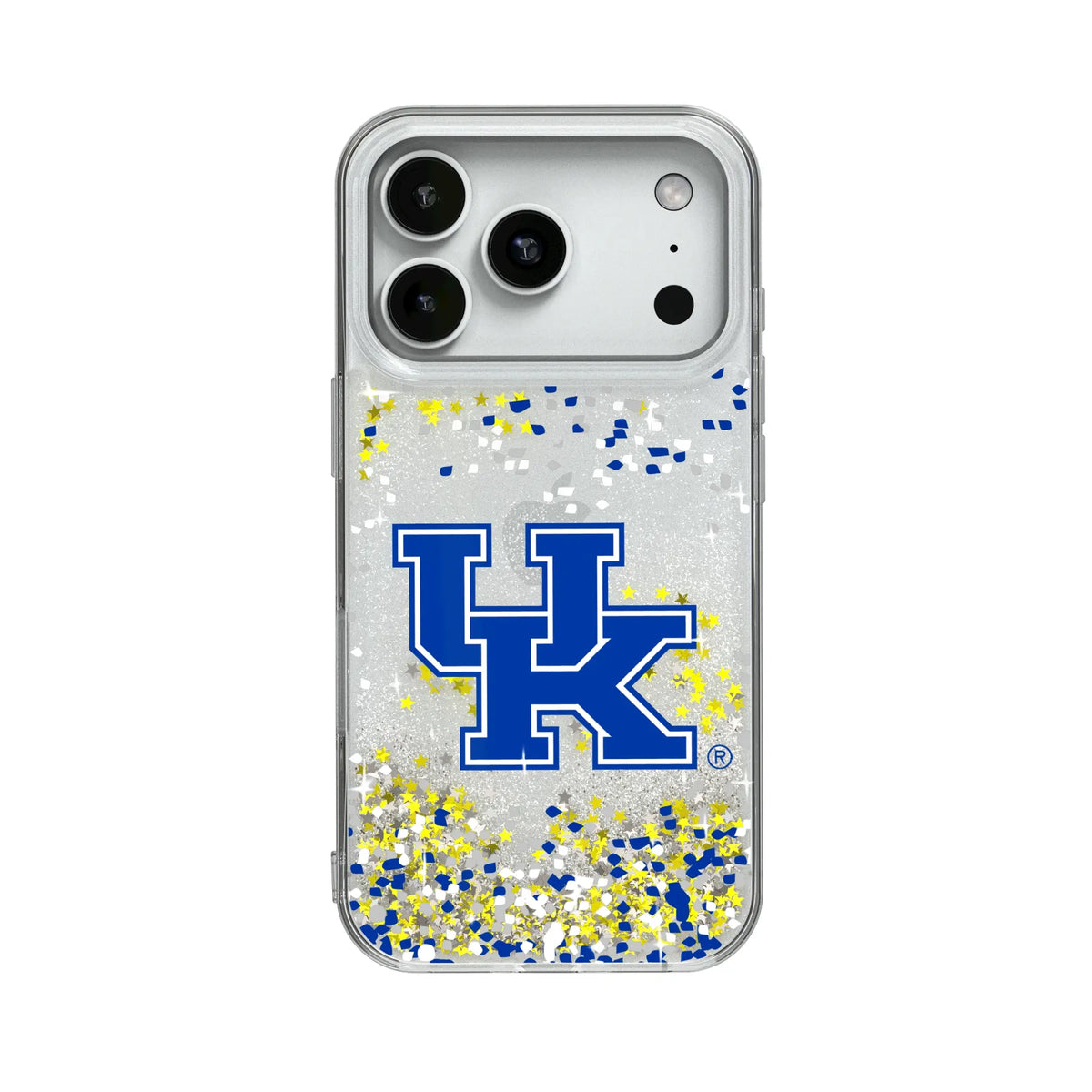 University of Kentucky Wildcats Confetti Glitter Phone Case for Apple iPhone