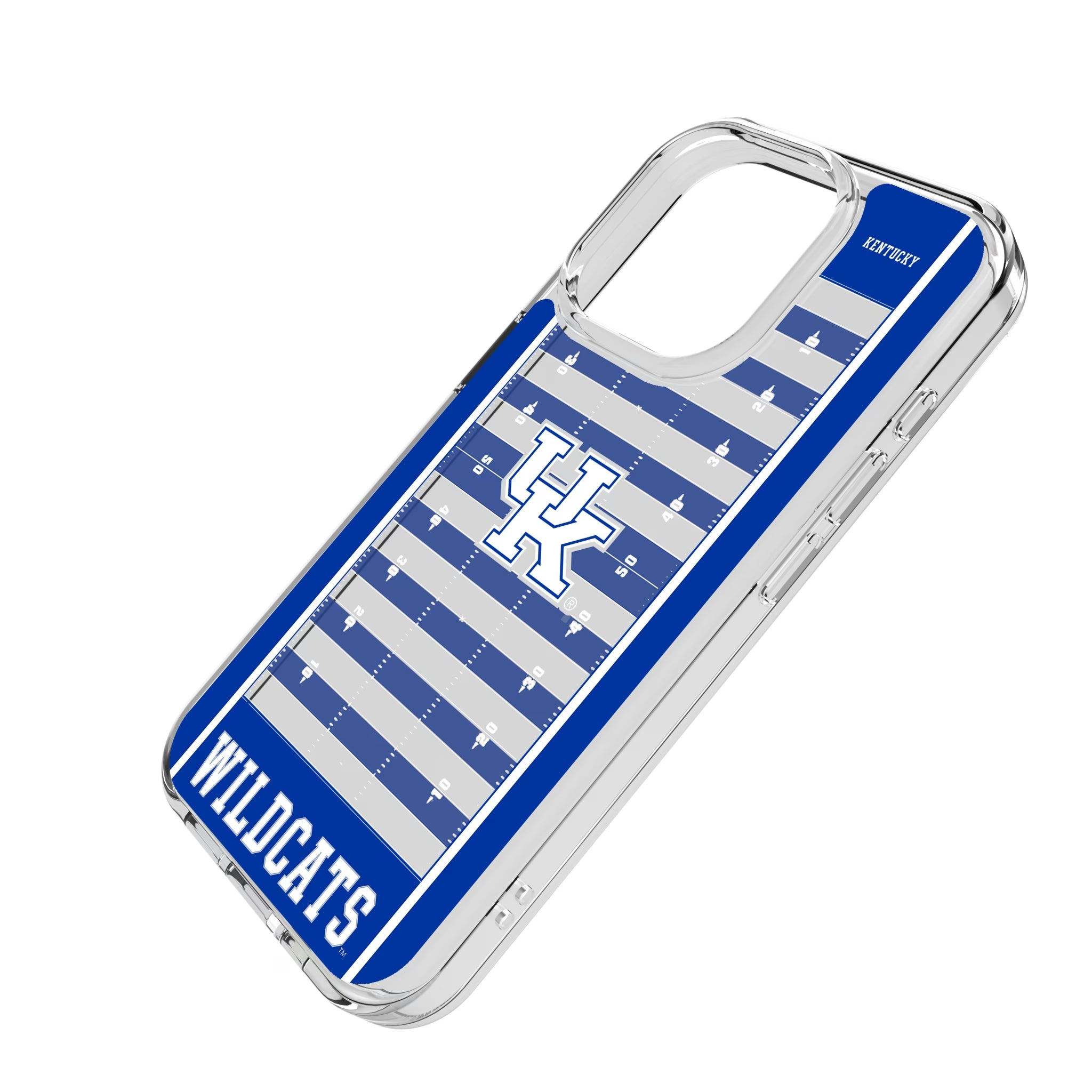 University of Kentucky Wildcats Field iPhone Clear Phone Case for Apple iPhone - Isometric View