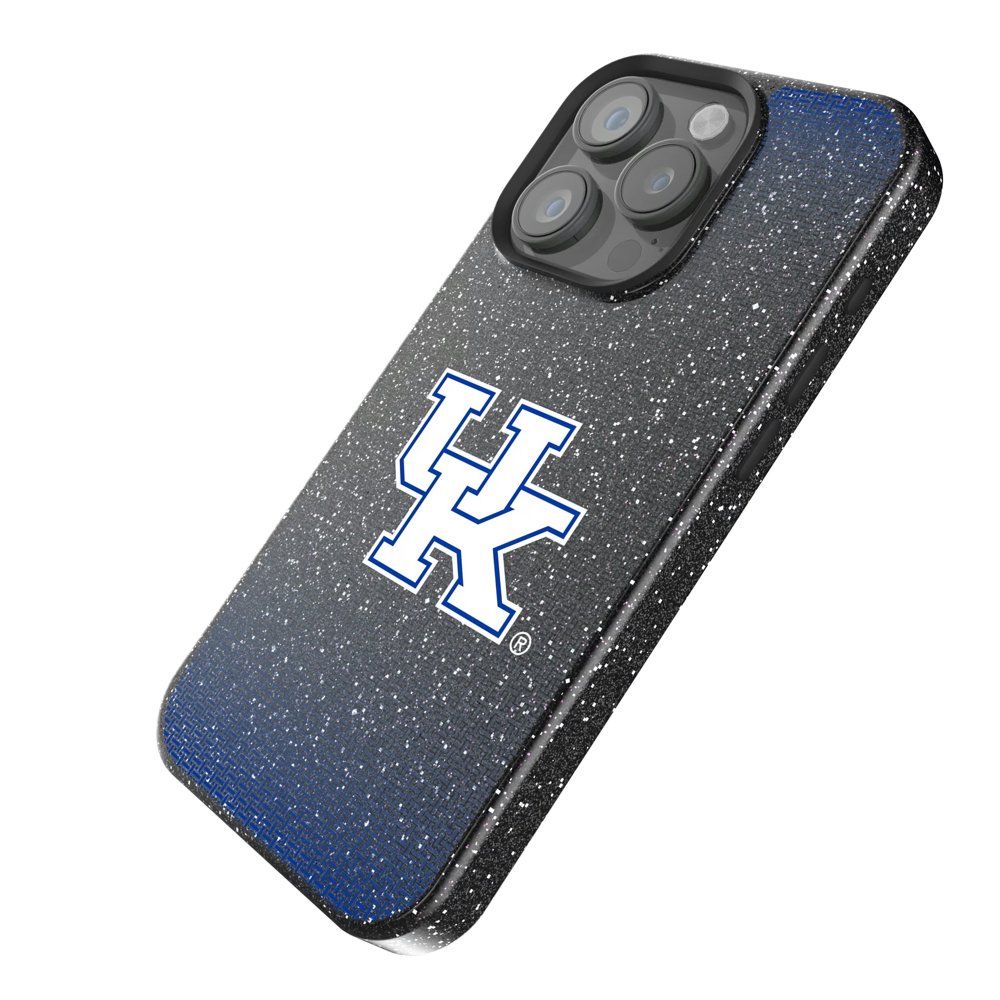 University of Kentucky Wildcats Linen iPhone Bling Phone Case for Apple iPhone - Isometric View