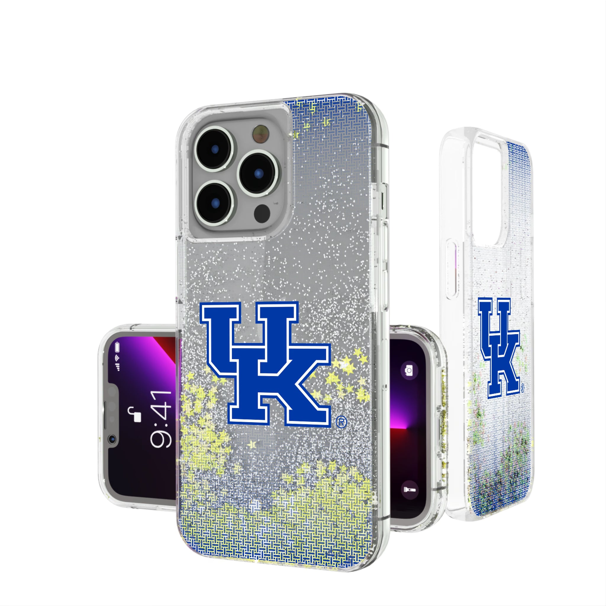 University of Kentucky Wildcats Linen iPhone Glitter Phone Case for Apple iPhone