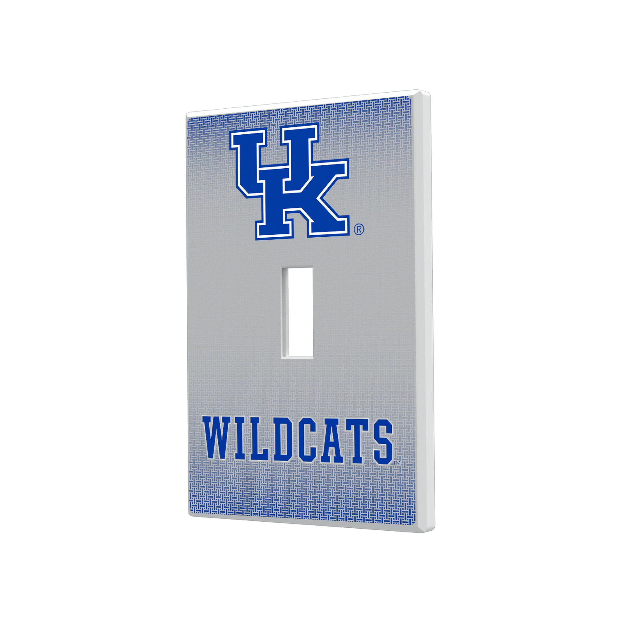University of Kentucky Wildcats Linen Hidden-Screw Light Switch Plate#Style_Single Toggle