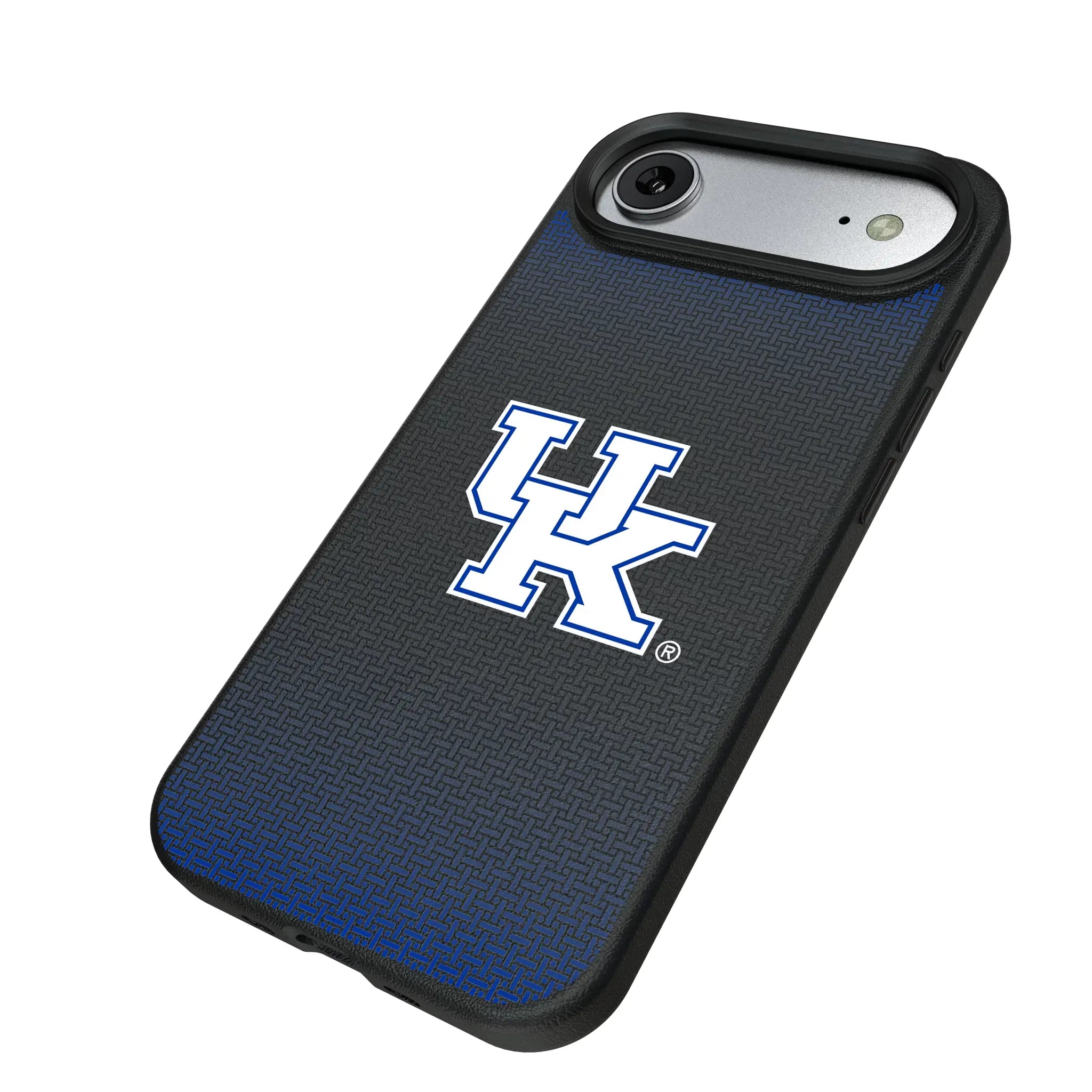 University of Kentucky Wildcats Linen iPhone MagSafe Compatible Phone Case for Apple iPhone - Isometric View#Device_iPhone Air