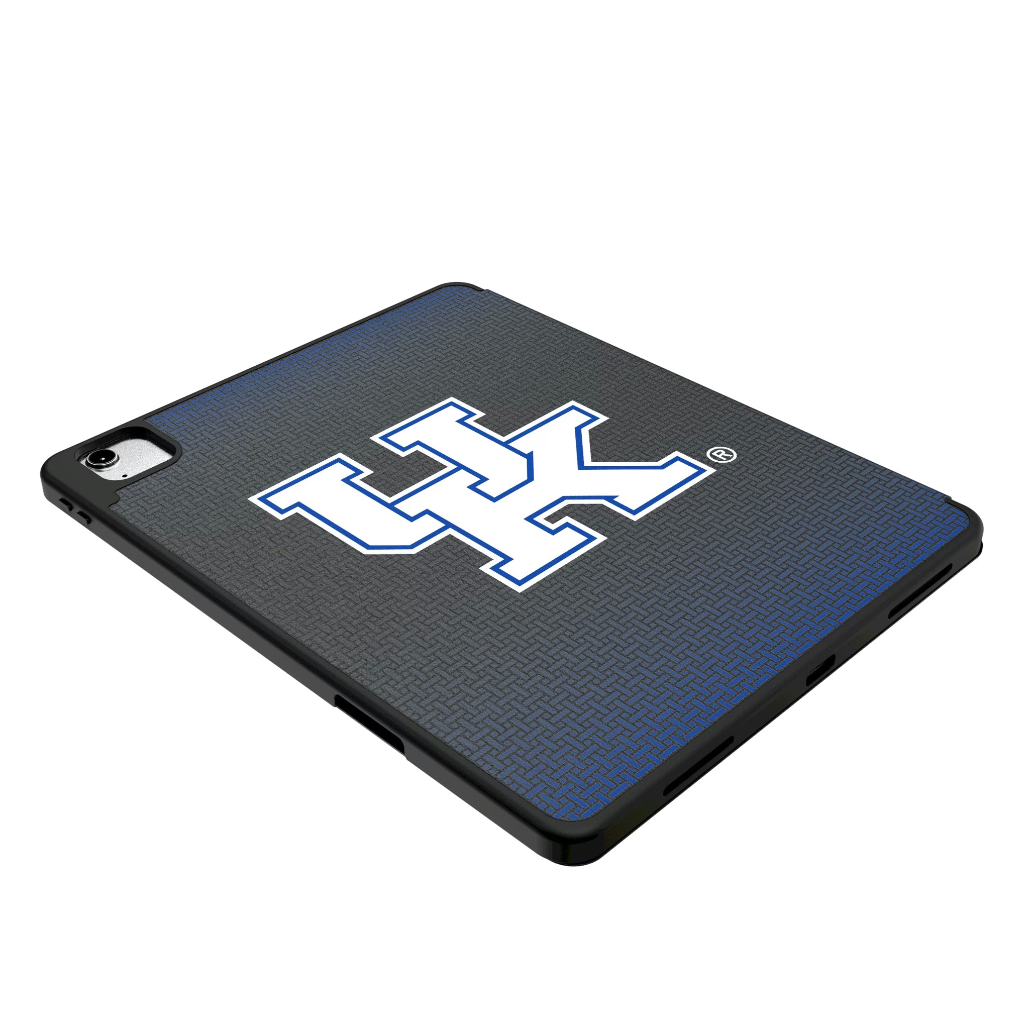 University of Kentucky Wildcats Linen iPad Tablet Case for Apple iPad - Isometric View