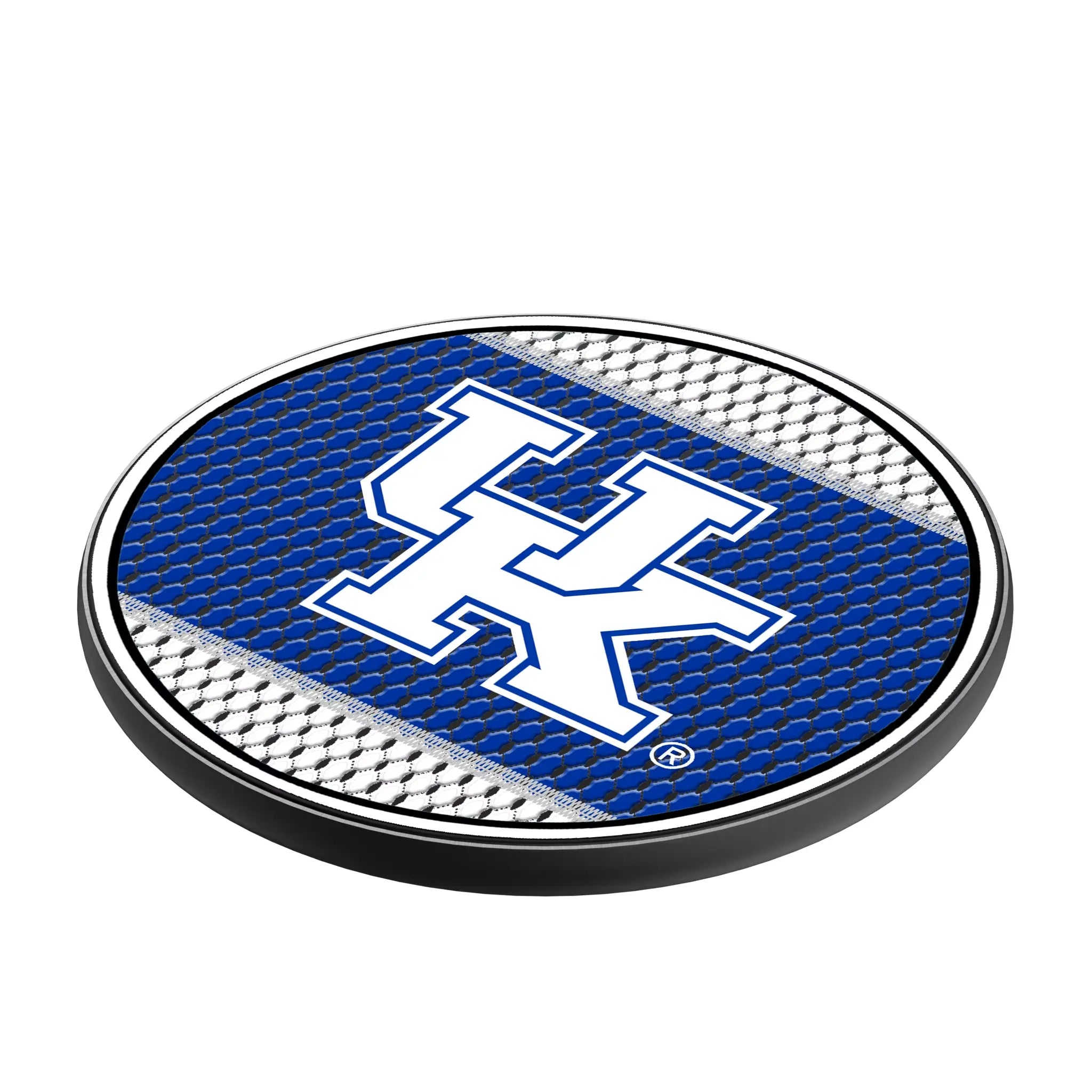 University of Kentucky Wildcats Mesh 15-Watt Wireless Charger - Isometric View