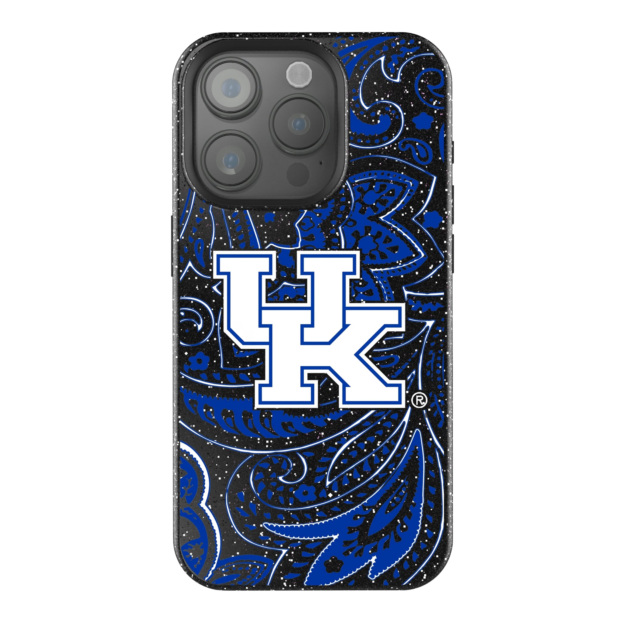University of Kentucky Wildcats Paisley iPhone Bling Phone Case for Apple iPhone