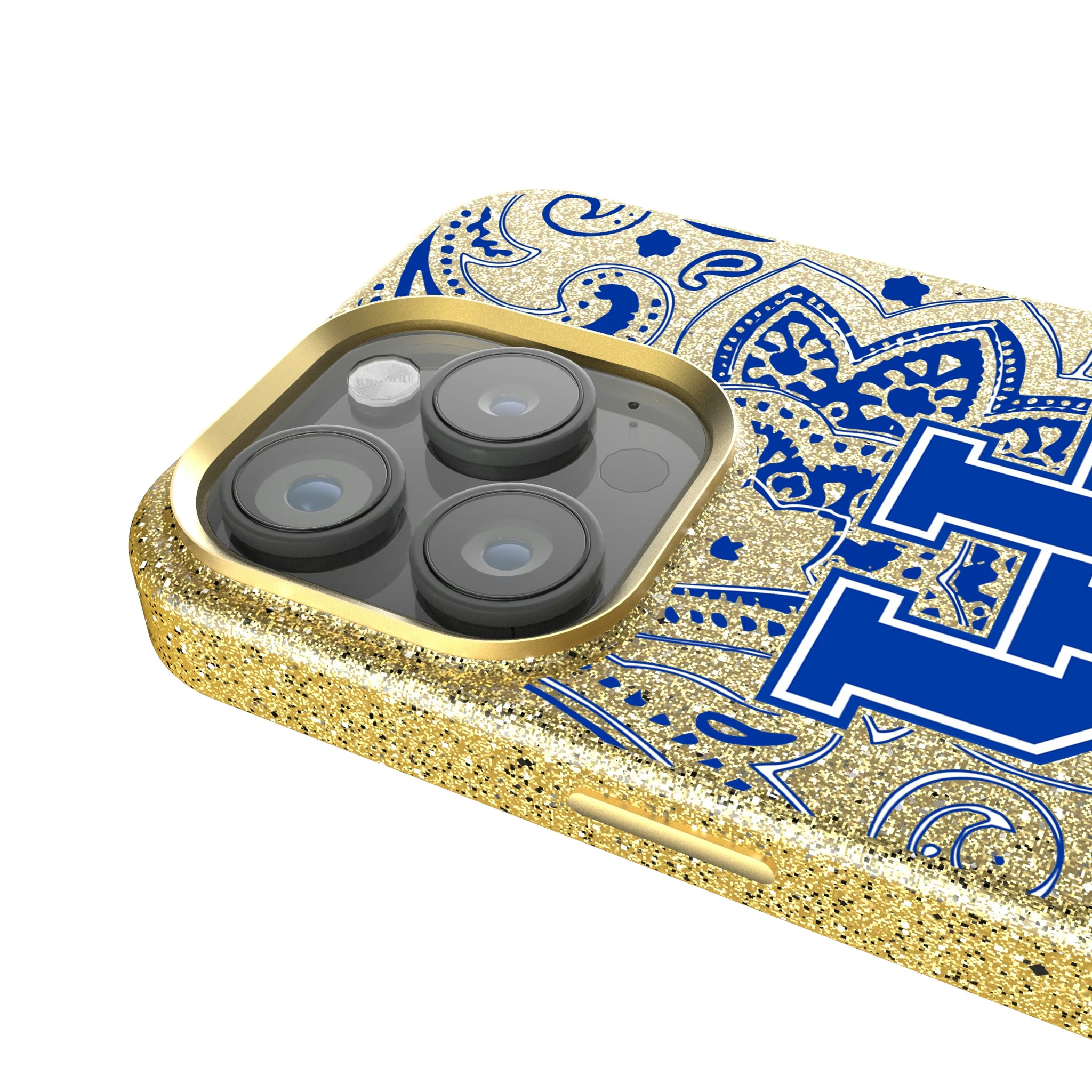 University of Kentucky Wildcats Paisley iPhone Bling Phone Case for Apple iPhone - Detail