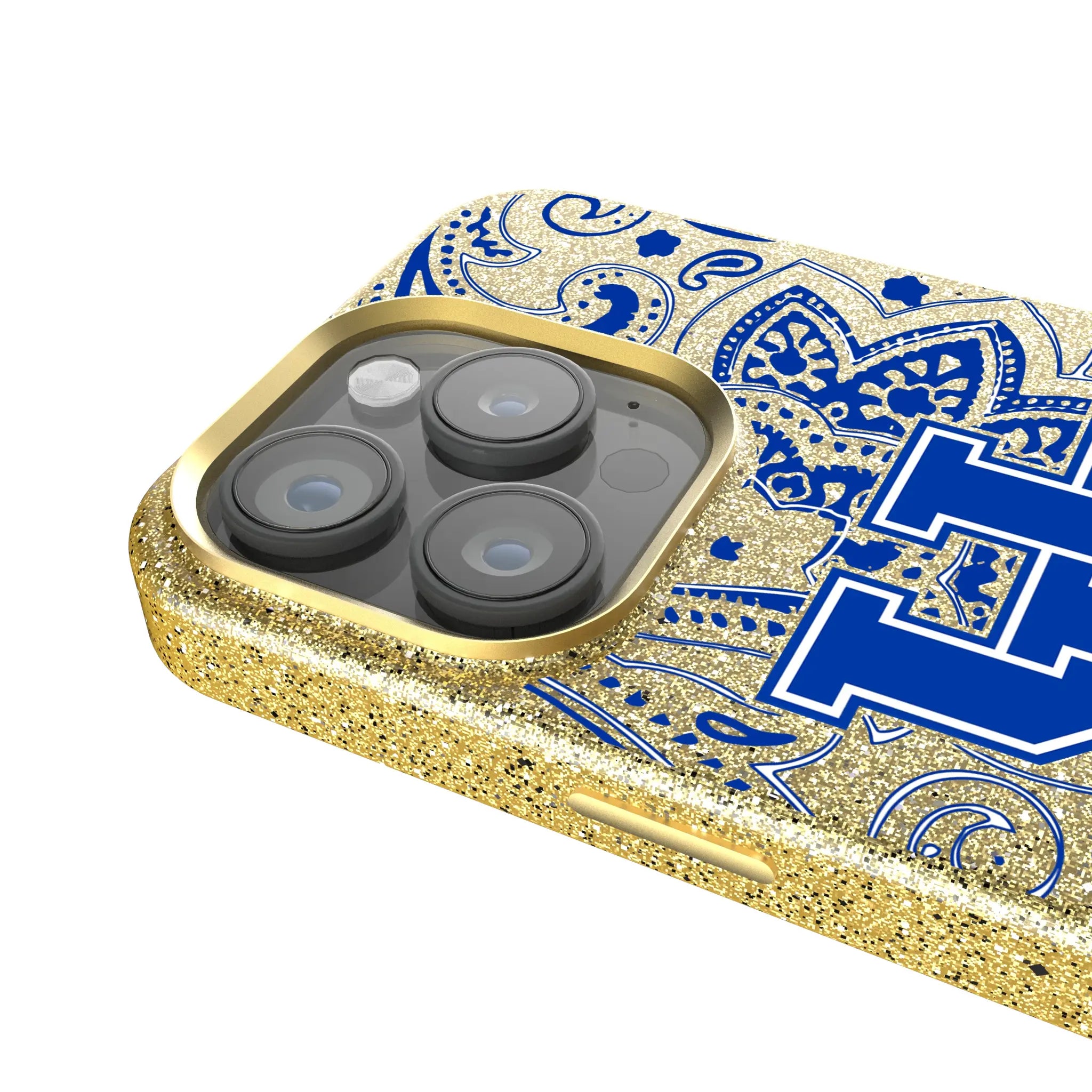 University of Kentucky Wildcats Paisley iPhone Bling Phone Case for Apple iPhone - Detail