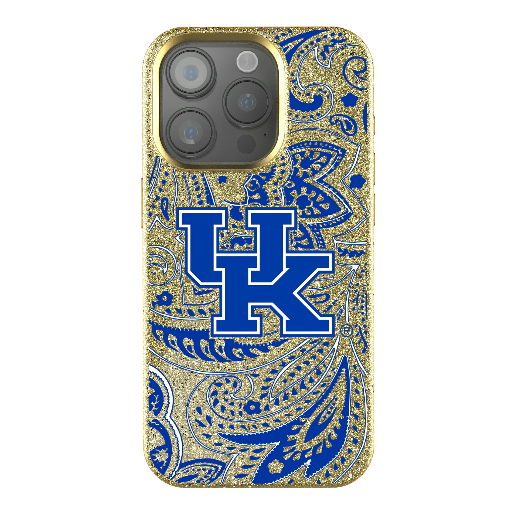 University of Kentucky Wildcats Paisley iPhone Bling Phone Case for Apple iPhone