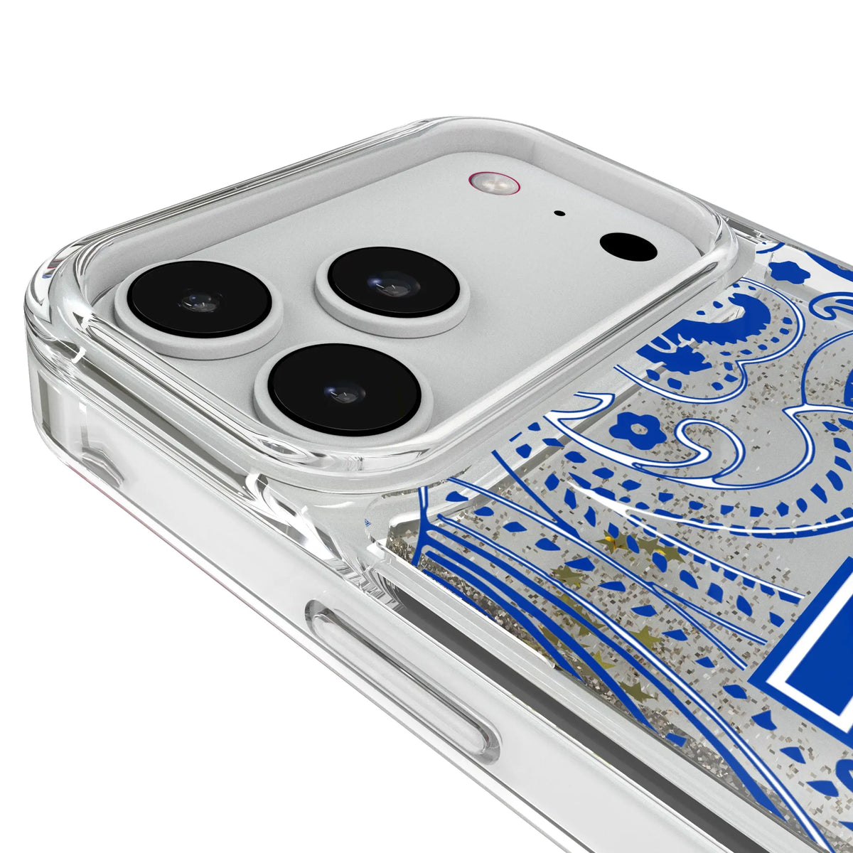 University of Kentucky Wildcats Paisley iPhone Glitter Phone Case for Apple iPhone - Detail#Device_iPhone 18 Pro Max