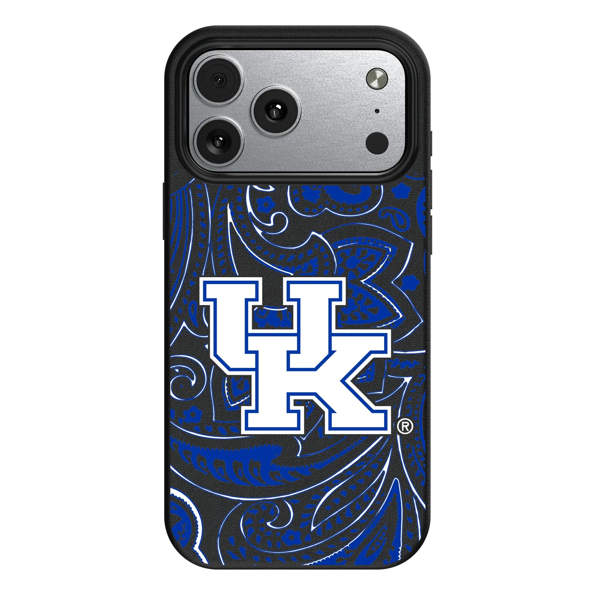 University of Kentucky Wildcats Paisley iPhone MagSafe Compatible Phone Case for Apple iPhone#Device_iPhone 17 Pro Max