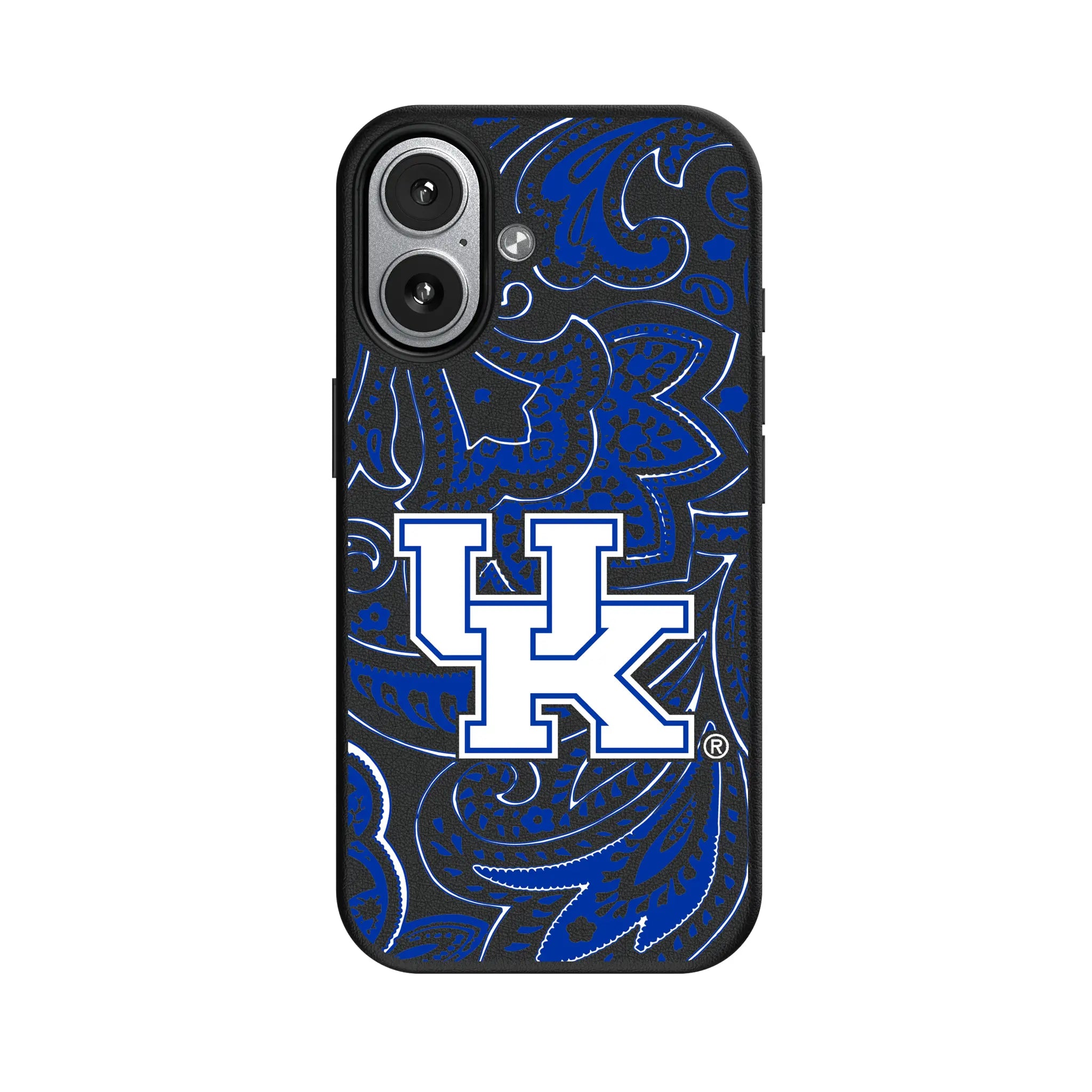 University of Kentucky Wildcats Paisley iPhone MagSafe Compatible Phone Case for Apple iPhone#Device_iPhone 17