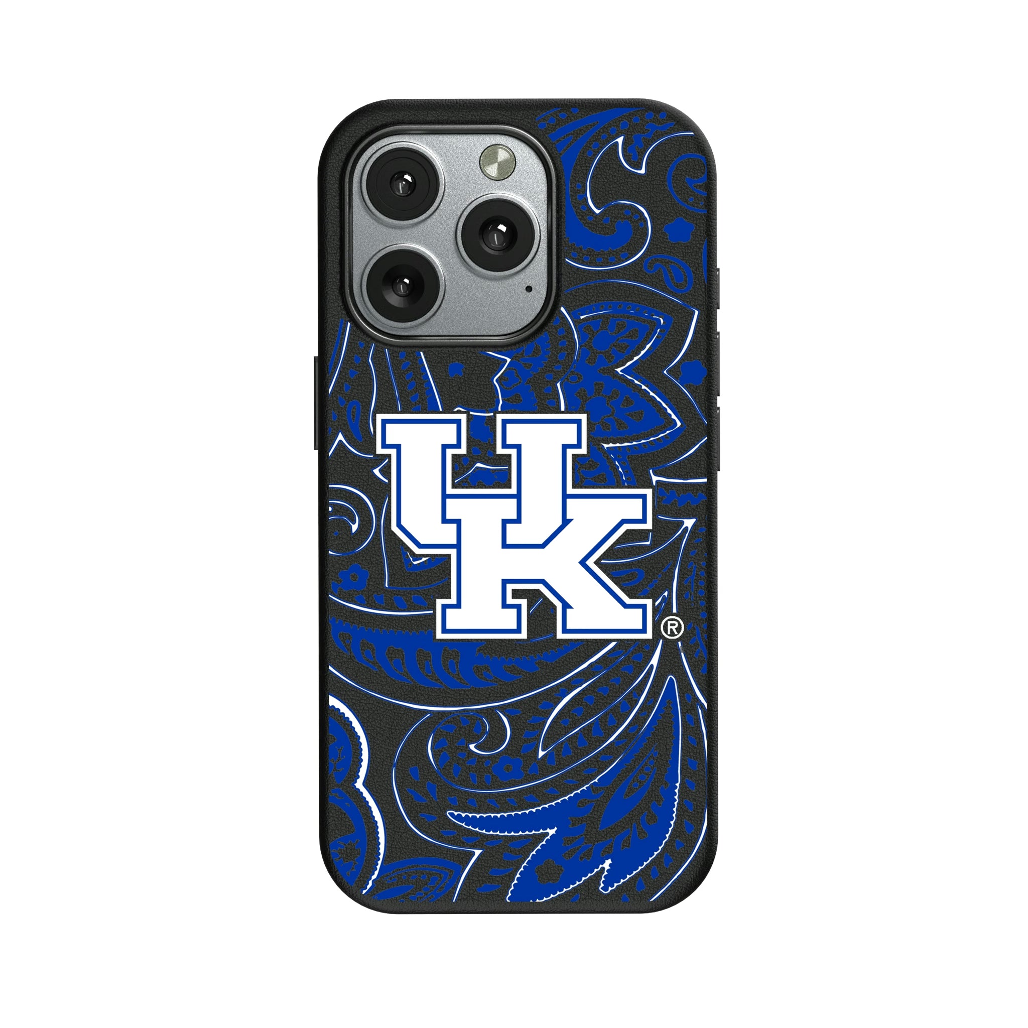 University of Kentucky Wildcats Paisley iPhone MagSafe Compatible Phone Case for Apple iPhone