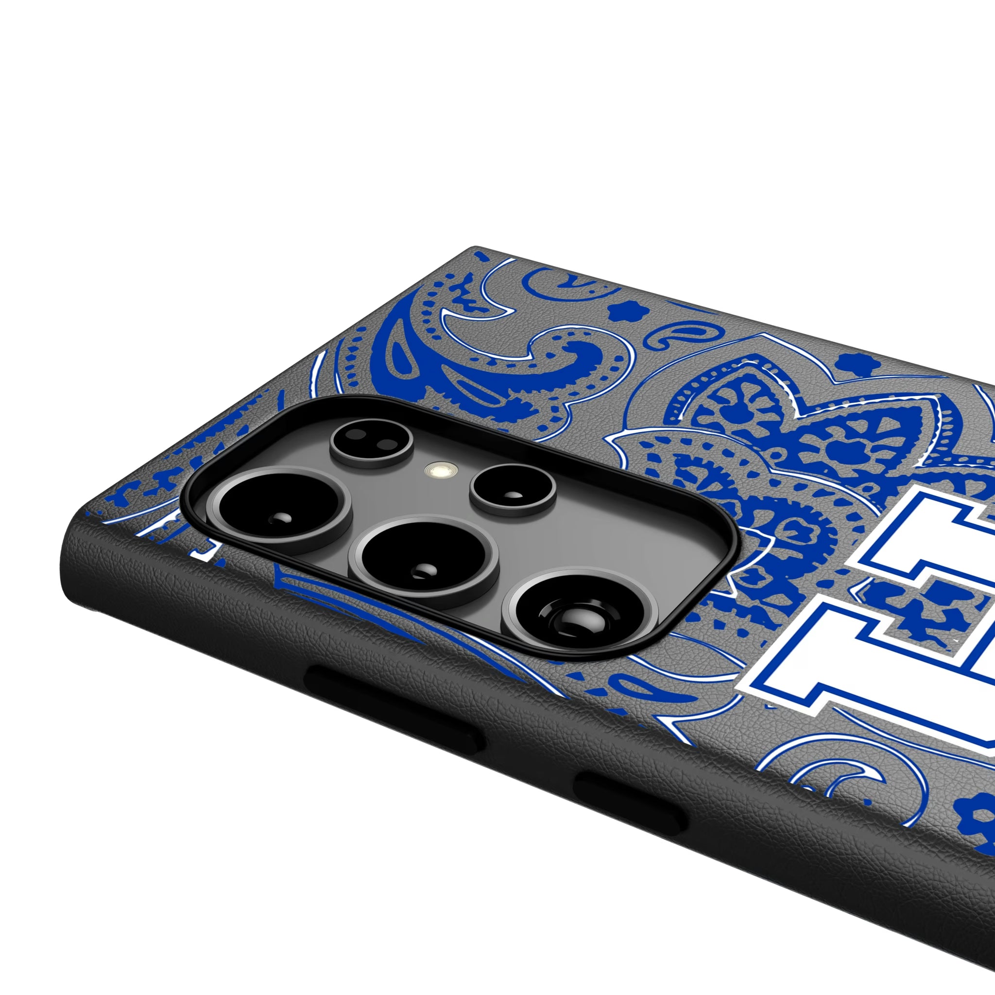 University of Kentucky Wildcats Paisley Galaxy MagSafe Compatible Phone Case for Samsung Galaxy - Detail