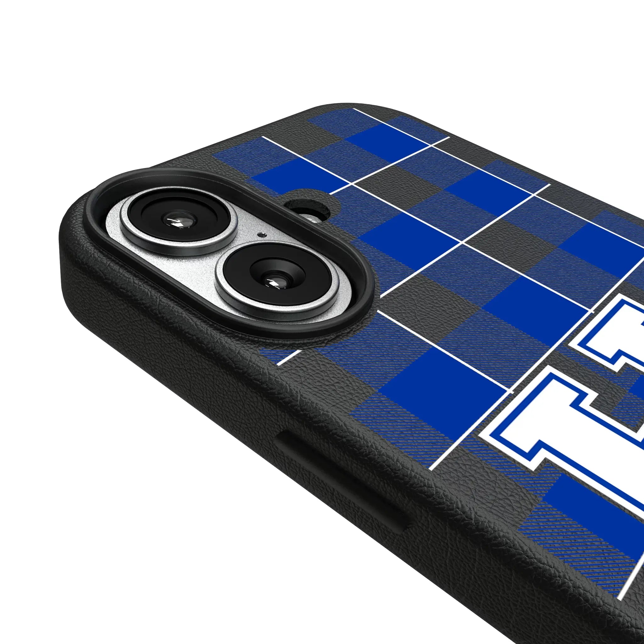 University of Kentucky Wildcats Plaid iPhone MagSafe Compatible Phone Case for Apple iPhone - Detail#Device_iPhone 17