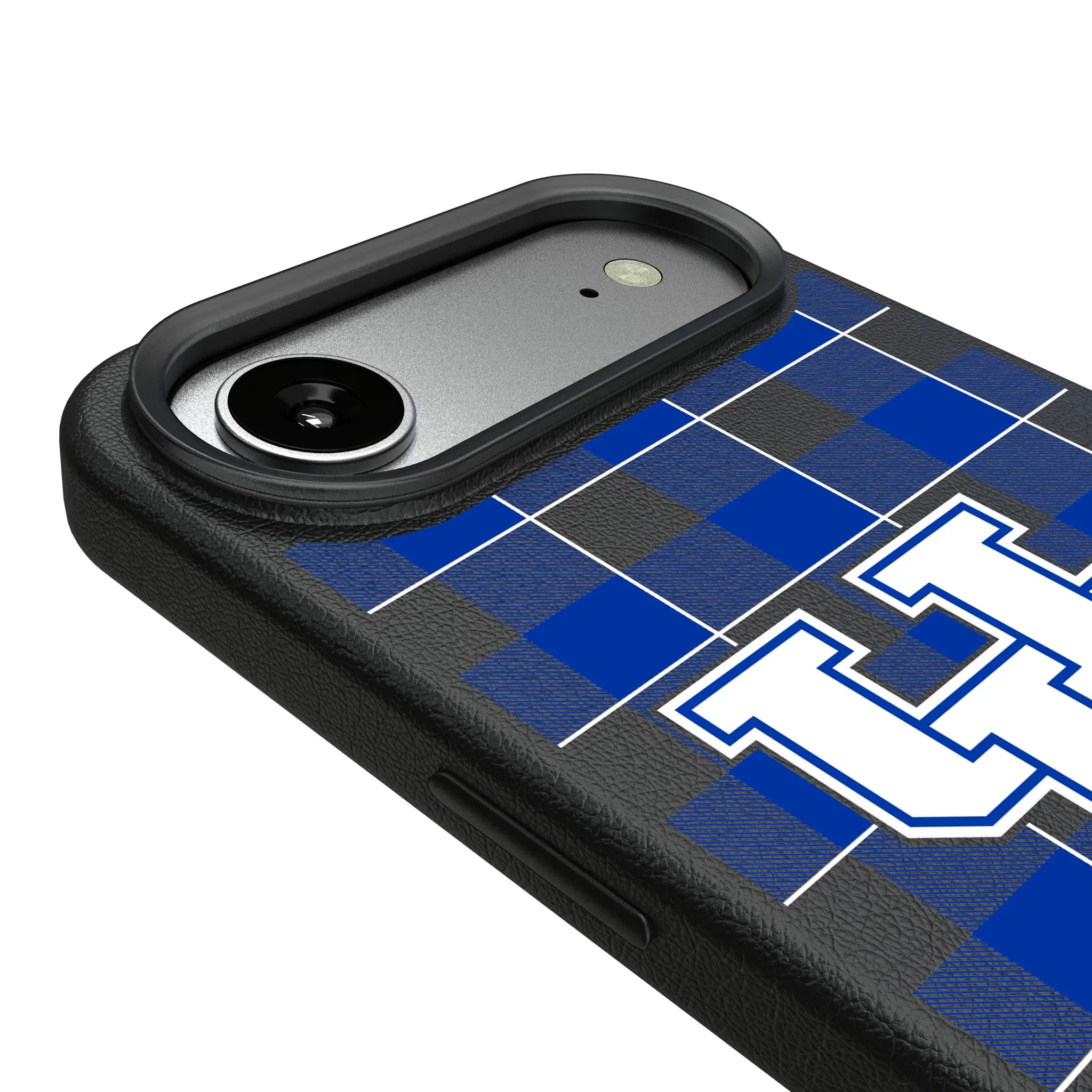 University of Kentucky Wildcats Plaid iPhone MagSafe Compatible Phone Case for Apple iPhone - Detail#Device_iPhone Air