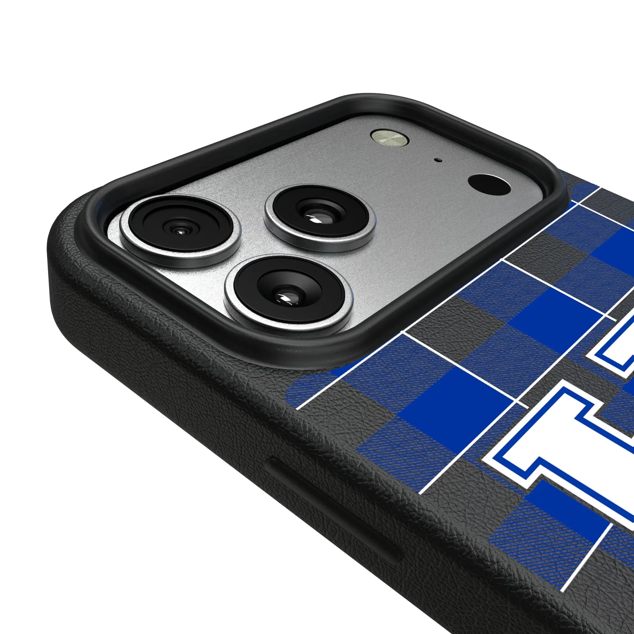 University of Kentucky Wildcats Plaid iPhone MagSafe Compatible Phone Case for Apple iPhone - Detail#Device_iPhone 17 Pro Max