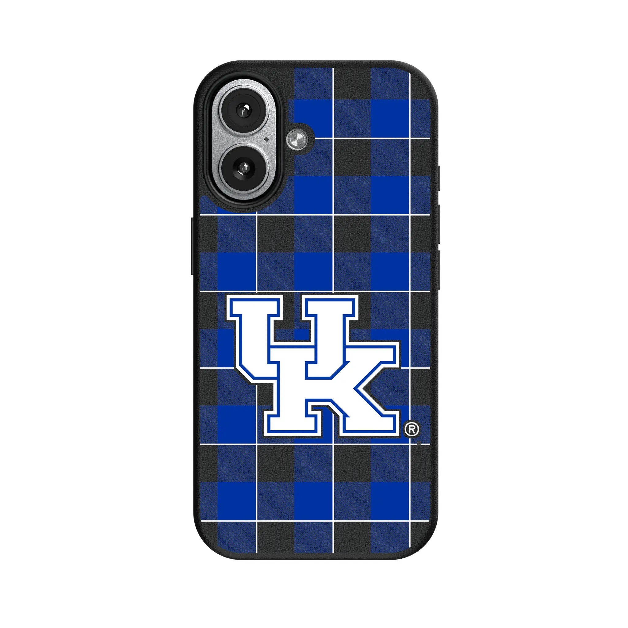 University of Kentucky Wildcats Plaid iPhone MagSafe Compatible Phone Case for Apple iPhone#Device_iPhone 17