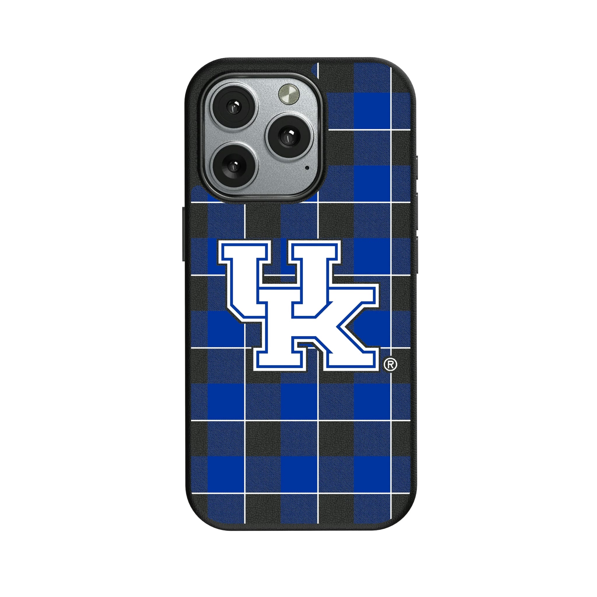 University of Kentucky Wildcats Plaid iPhone MagSafe Compatible Phone Case for Apple iPhone
