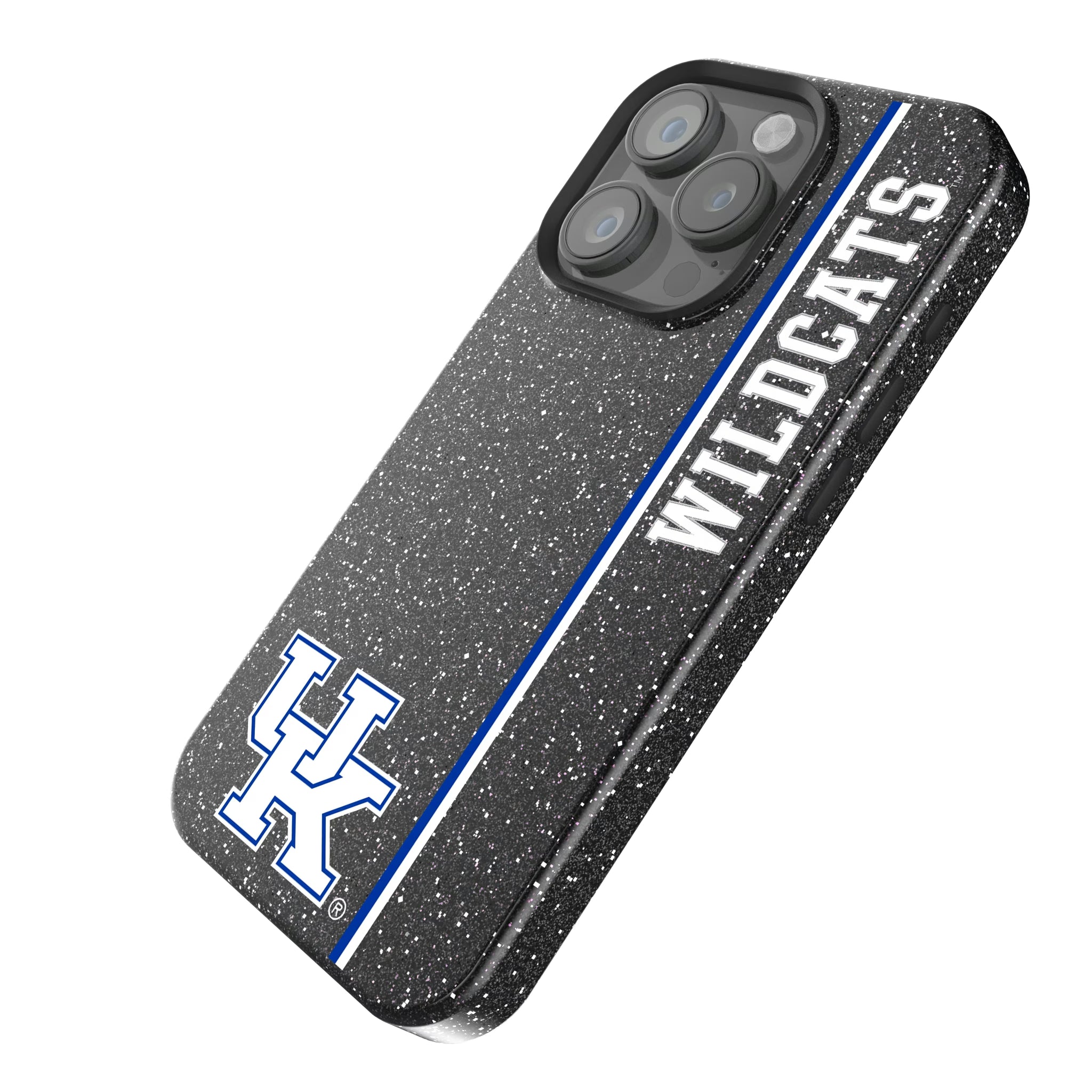 University of Kentucky Wildcats Sidebar iPhone Bling Phone Case for Apple iPhone - Isometric View