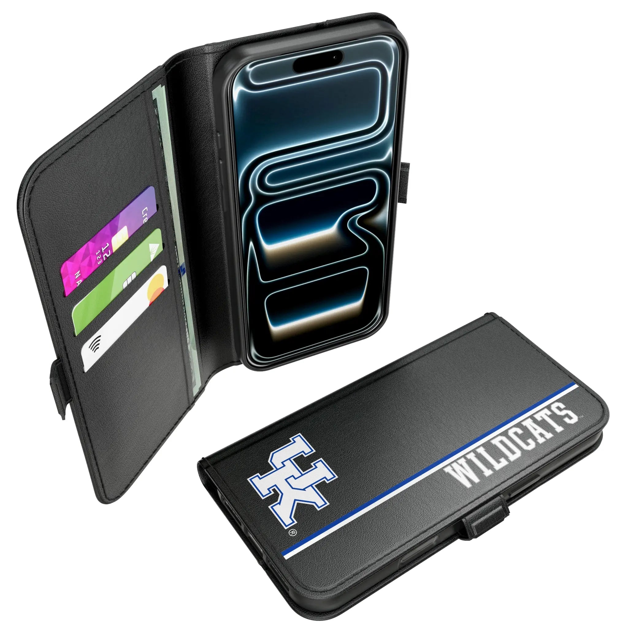 University of Kentucky Wildcats Sidebar iPhone Folio Phone Case for Apple iPhone#Device_iPhone 17 Pro Max