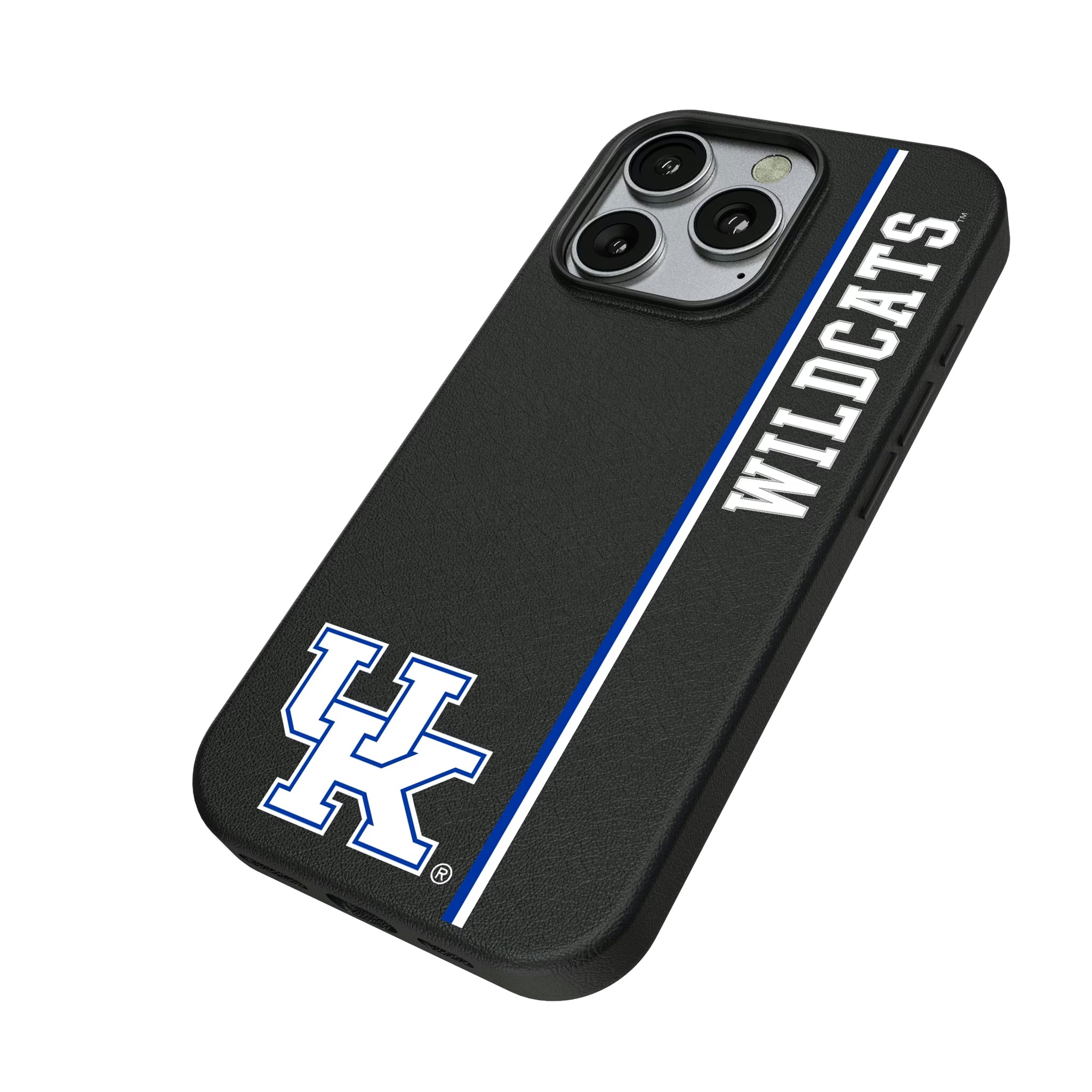 University of Kentucky Wildcats Sidebar iPhone MagSafe Compatible Phone Case for Apple iPhone - Isometric View