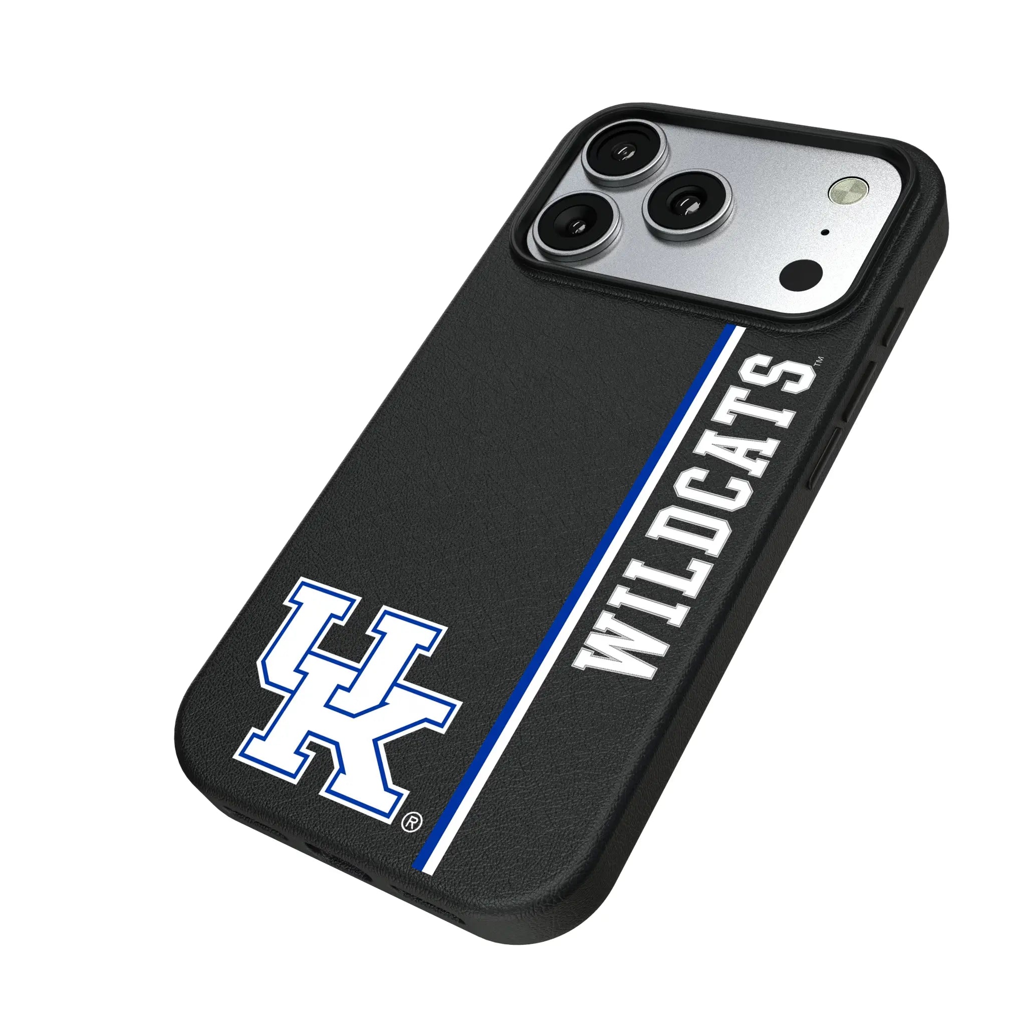 University of Kentucky Wildcats Sidebar iPhone MagSafe Compatible Phone Case for Apple iPhone - Isometric View#Device_iPhone 17 Pro