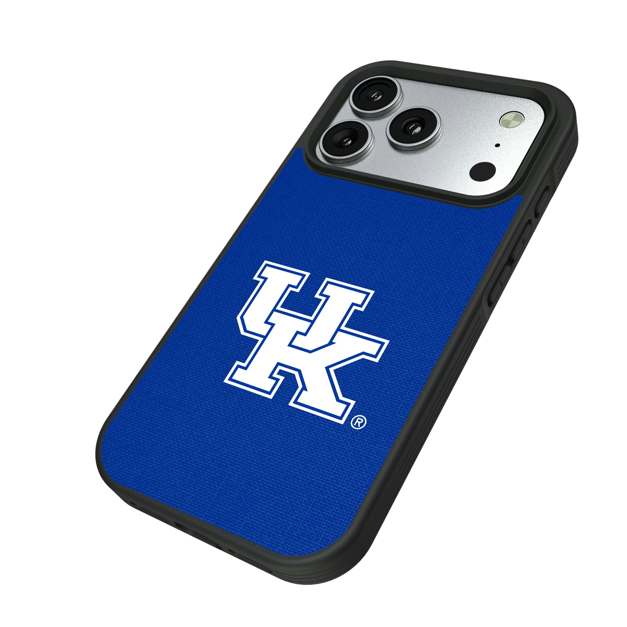 University of Kentucky Wildcats Solid iPhone Bump Phone Case for Apple iPhone - Isometric View#Device_iPhone 17 Pro